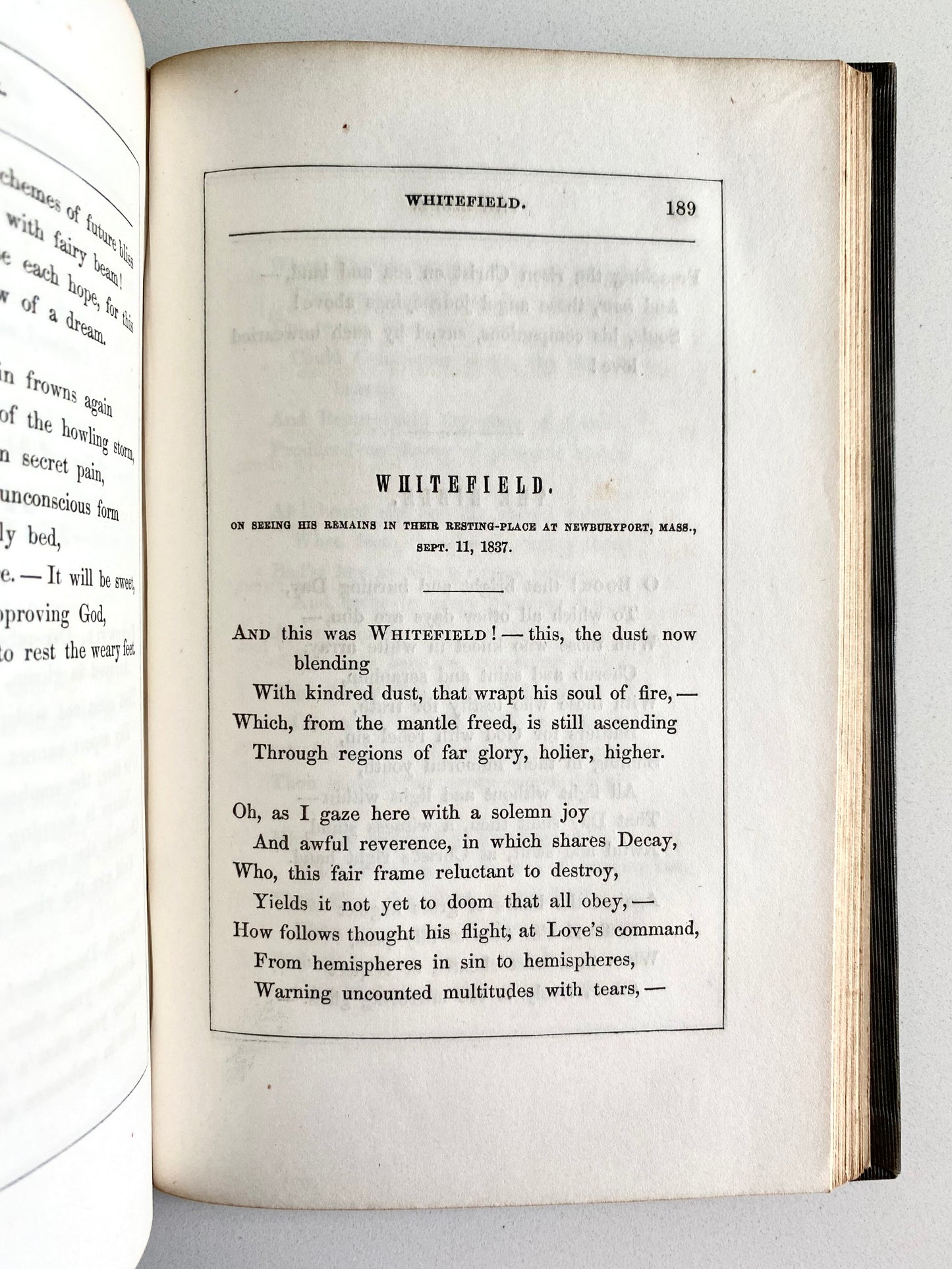 1848 WILLIAM B. TAPPAN. Rare Early Hymnist Autographed to Influential Baptist Divine!