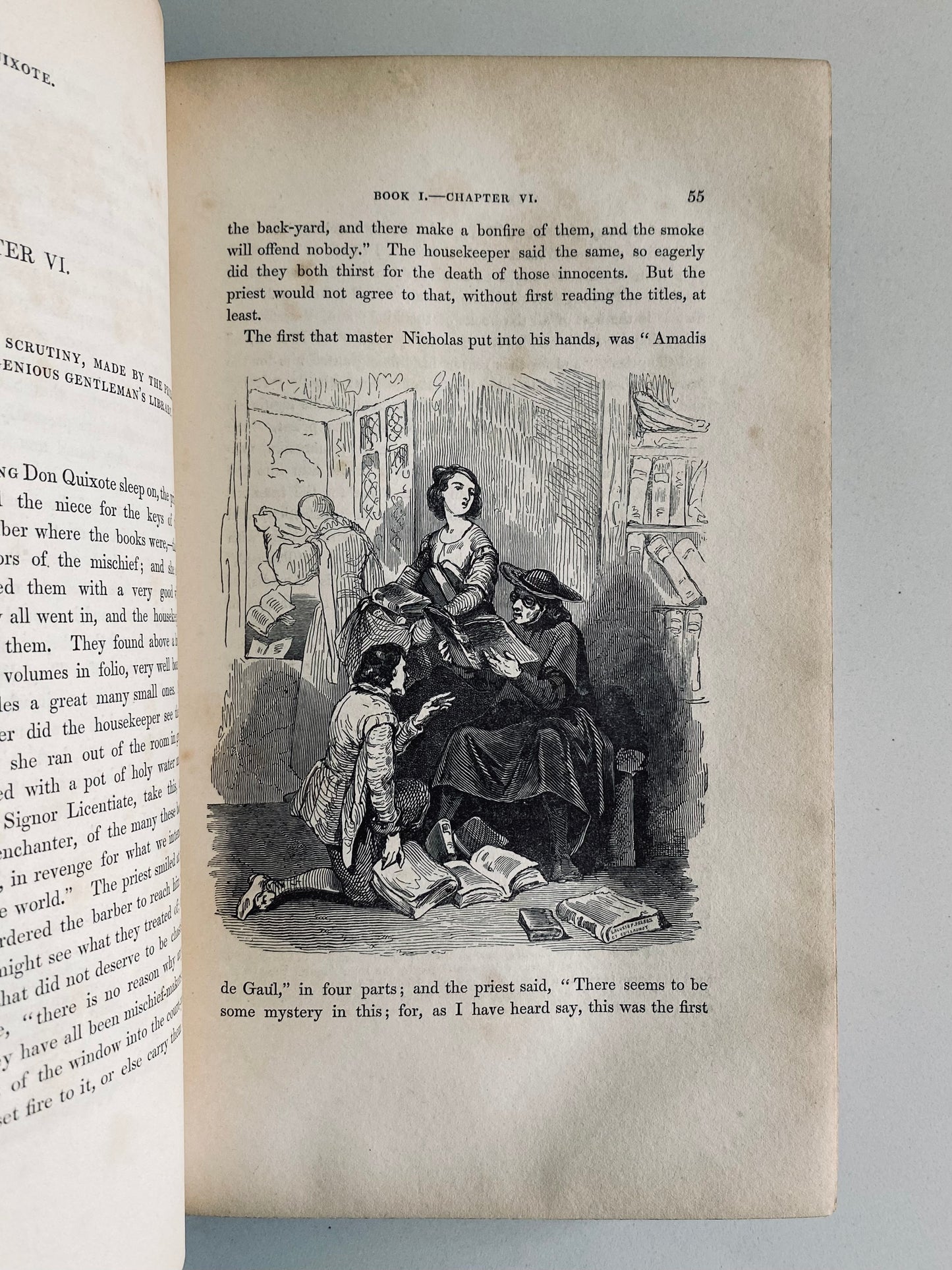 1862 CERVANTES. Don Quixote de la Mancha. Finely Bound and Illustrated!