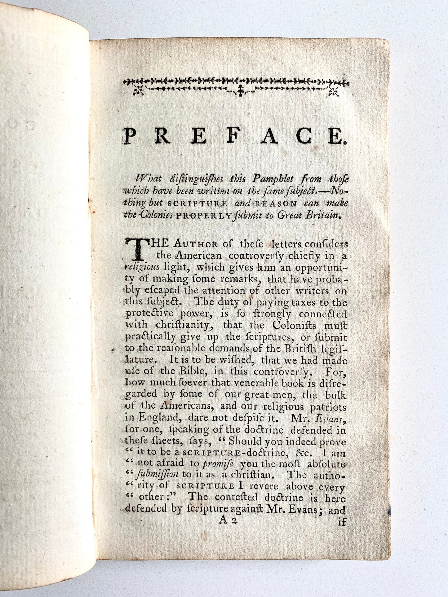 1777 JOHN FLETCHER. American Patriotism Farther Confronted with Reason, Scripture, and the Constitution.