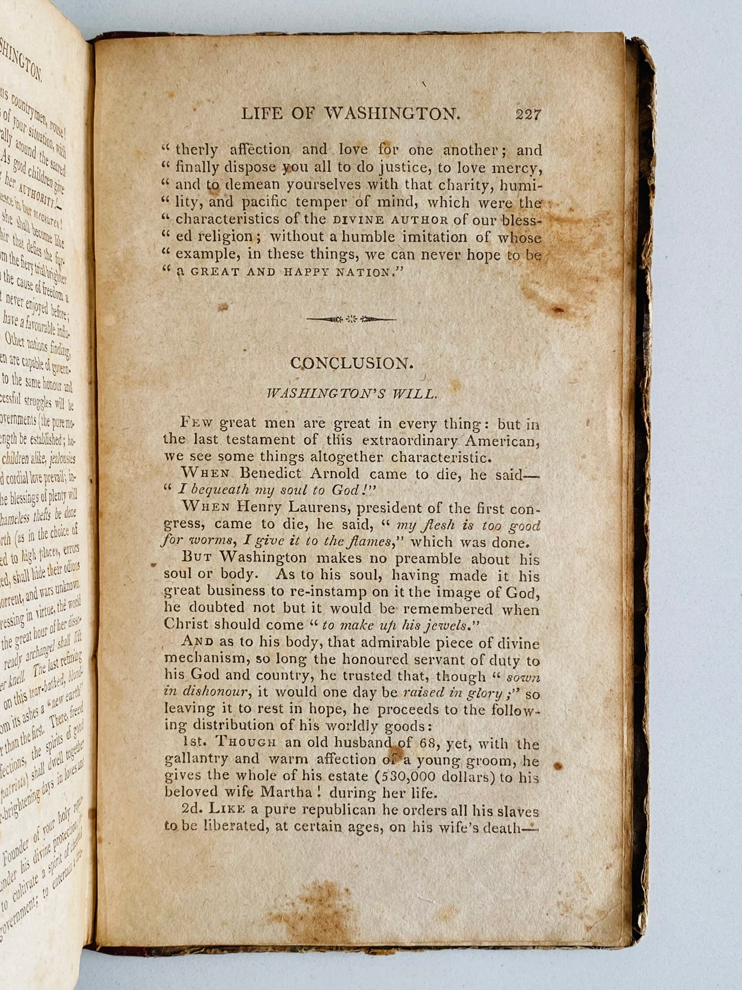1808 GEORGE WASHINGTON. 1st Biography of Washington by Pastoral Friend. Self-Published w/Rare Engraving.