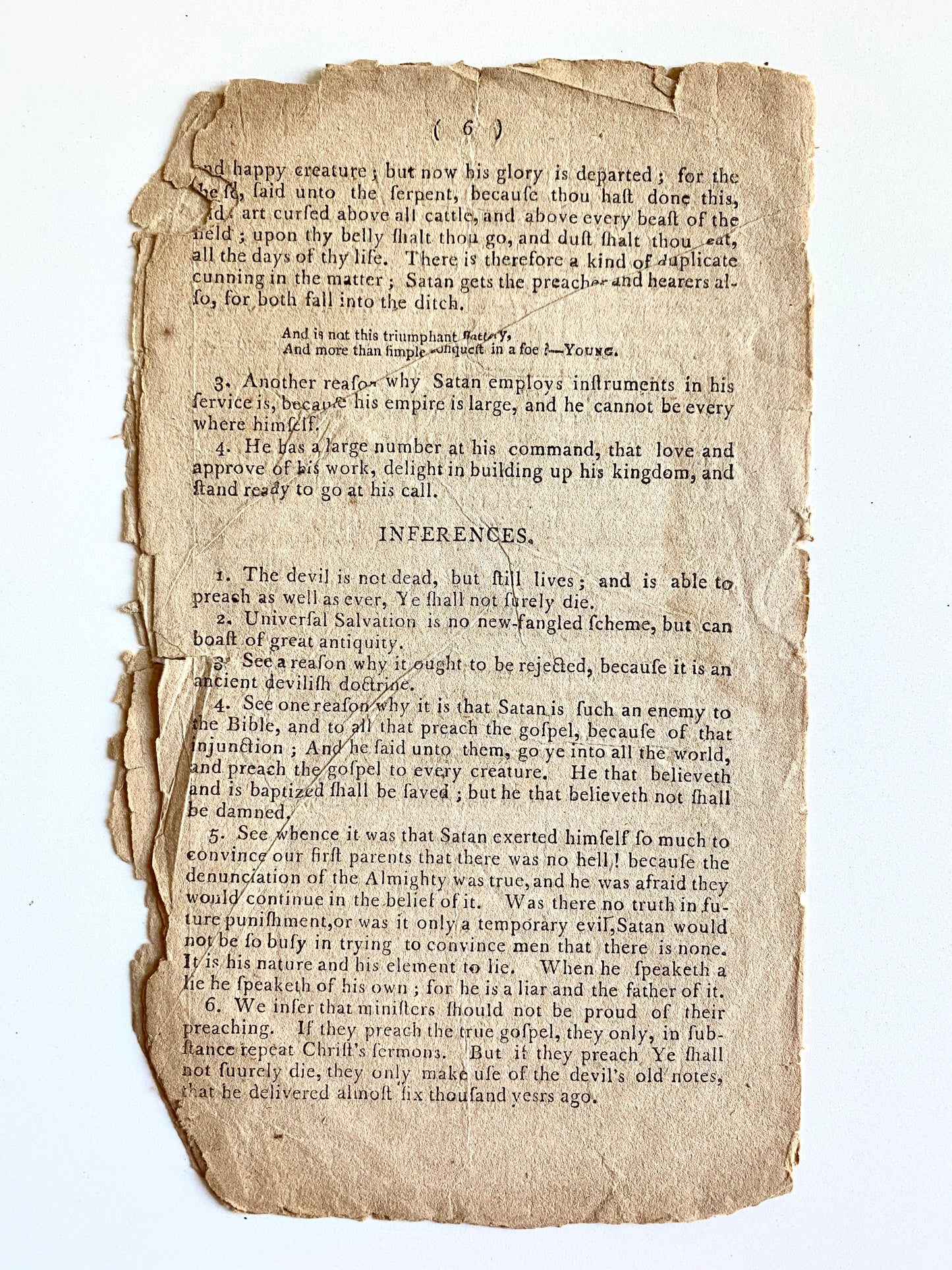 1808 LEMUEL HAYNES. Rare Sermon by the "Black Puritan" of New England on Universal Salvation