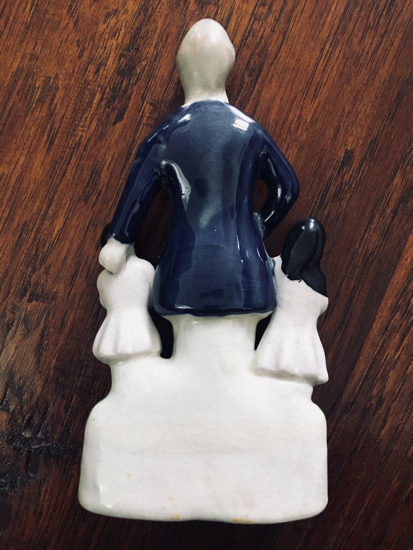 1860 JOHN BROWN. Rare Staffordshire Figure of Abolitionist, John Brown and Two Rescued Slave Children