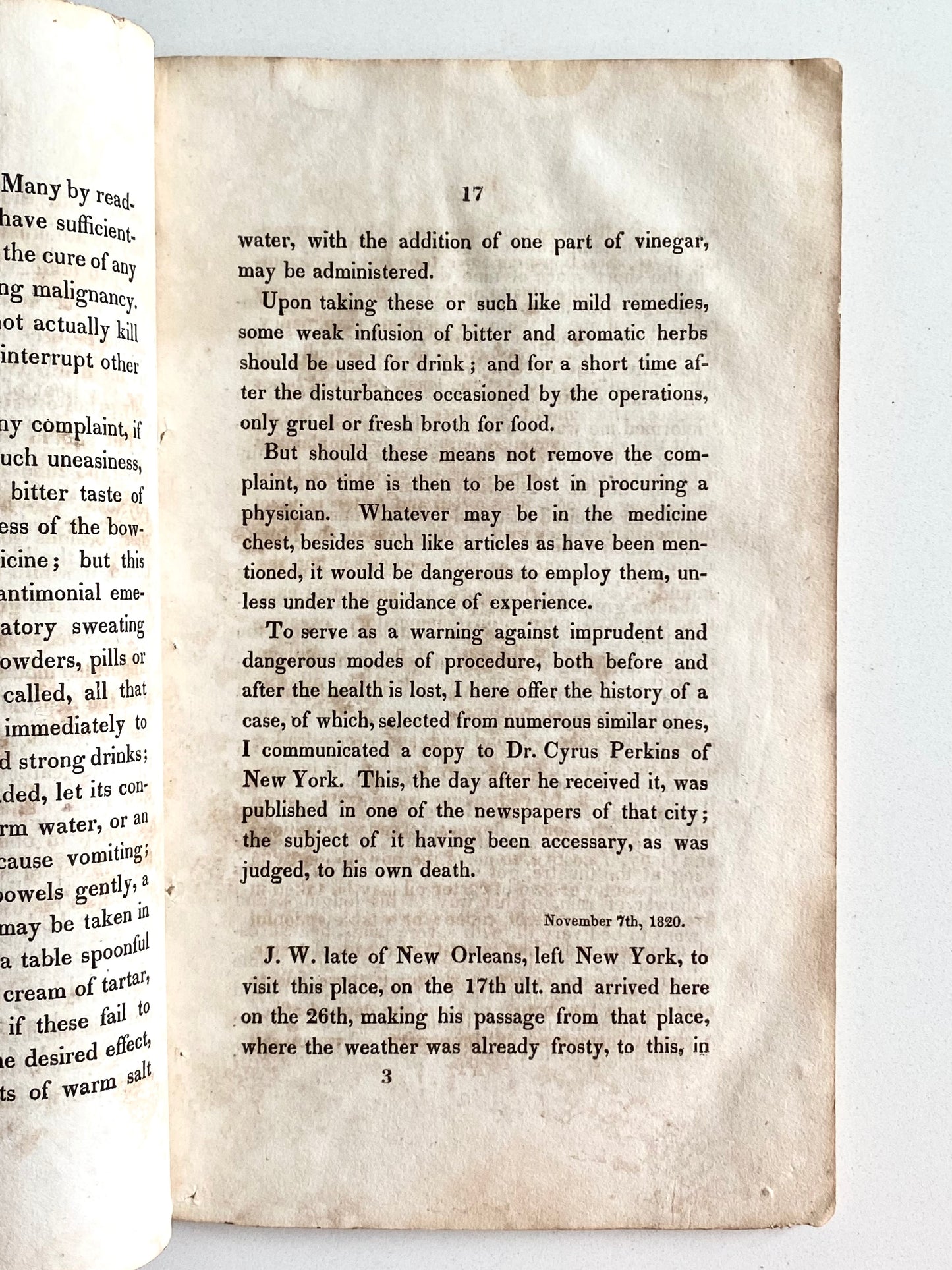 1821 DAVID OSGOOD M.D. Caution to Seamen and Sailors against Yellow Fever. Rare!
