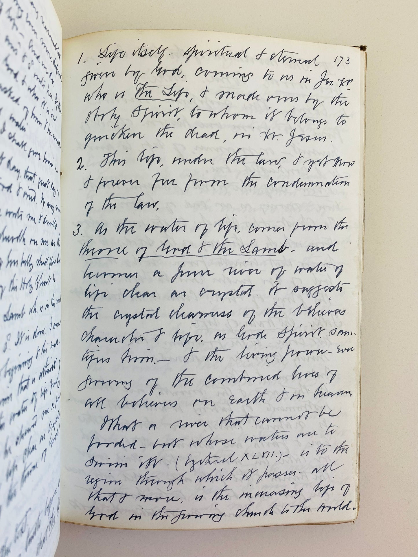 1864 JOHN D. WELLS. 550 Pages of Manuscript Sermons by Prominent Brooklyn Presbyterian Pastor and Author!