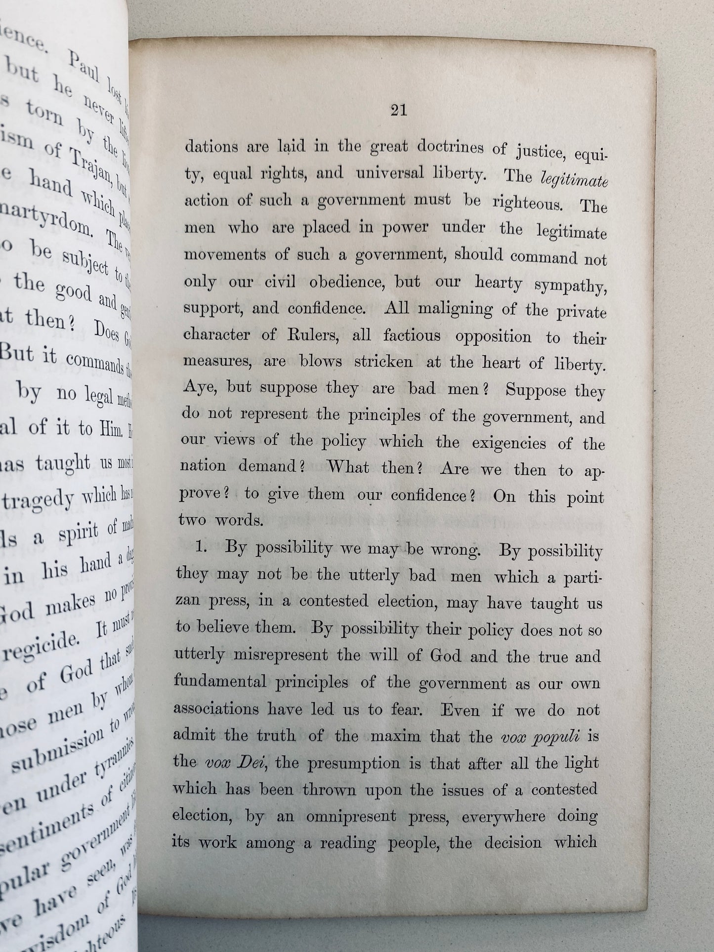 1865 ABRAHAM LINCOLN. A Proper Religious Response to the Assassination of the President.