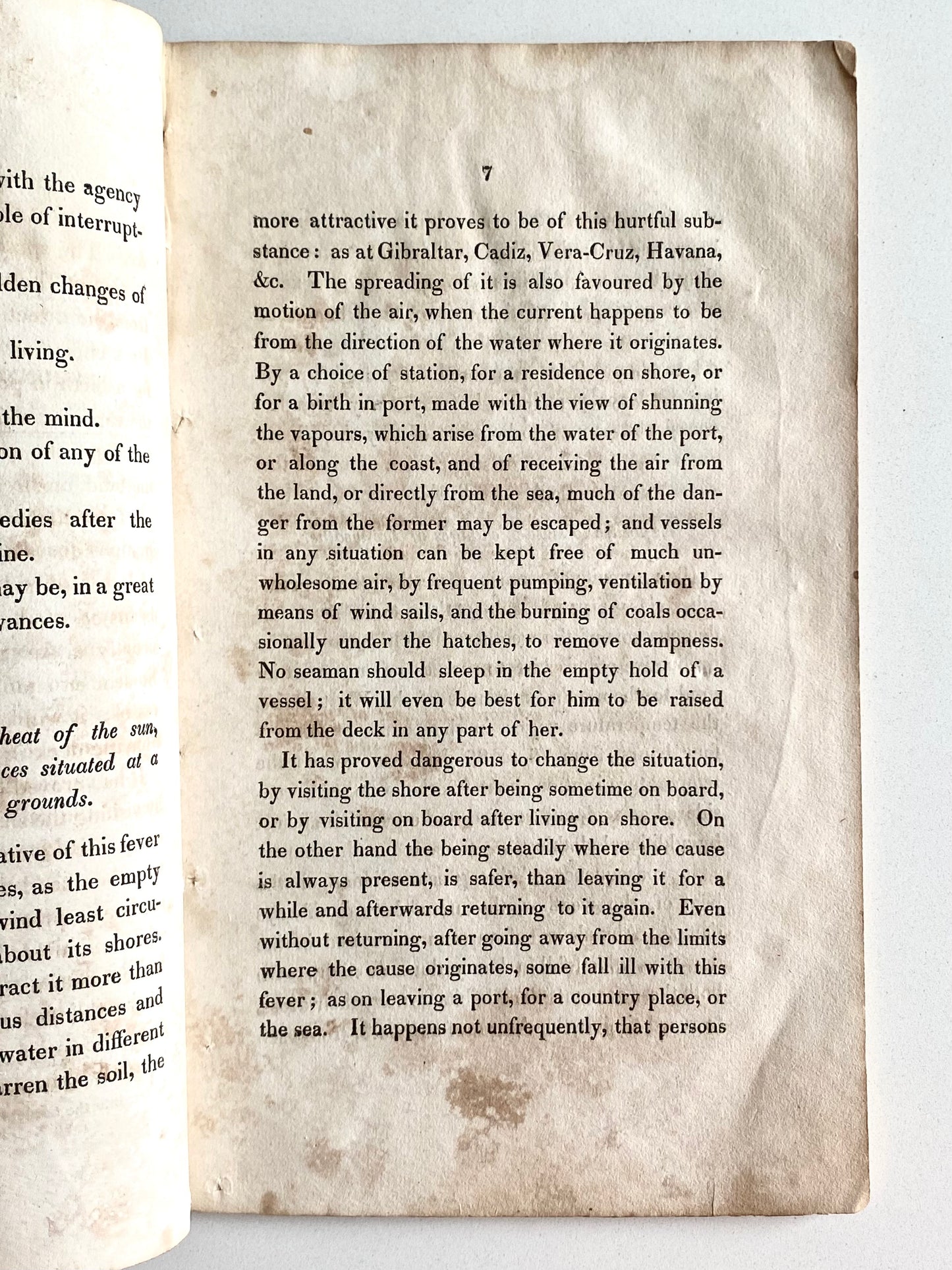1821 DAVID OSGOOD M.D. Caution to Seamen and Sailors against Yellow Fever. Rare!
