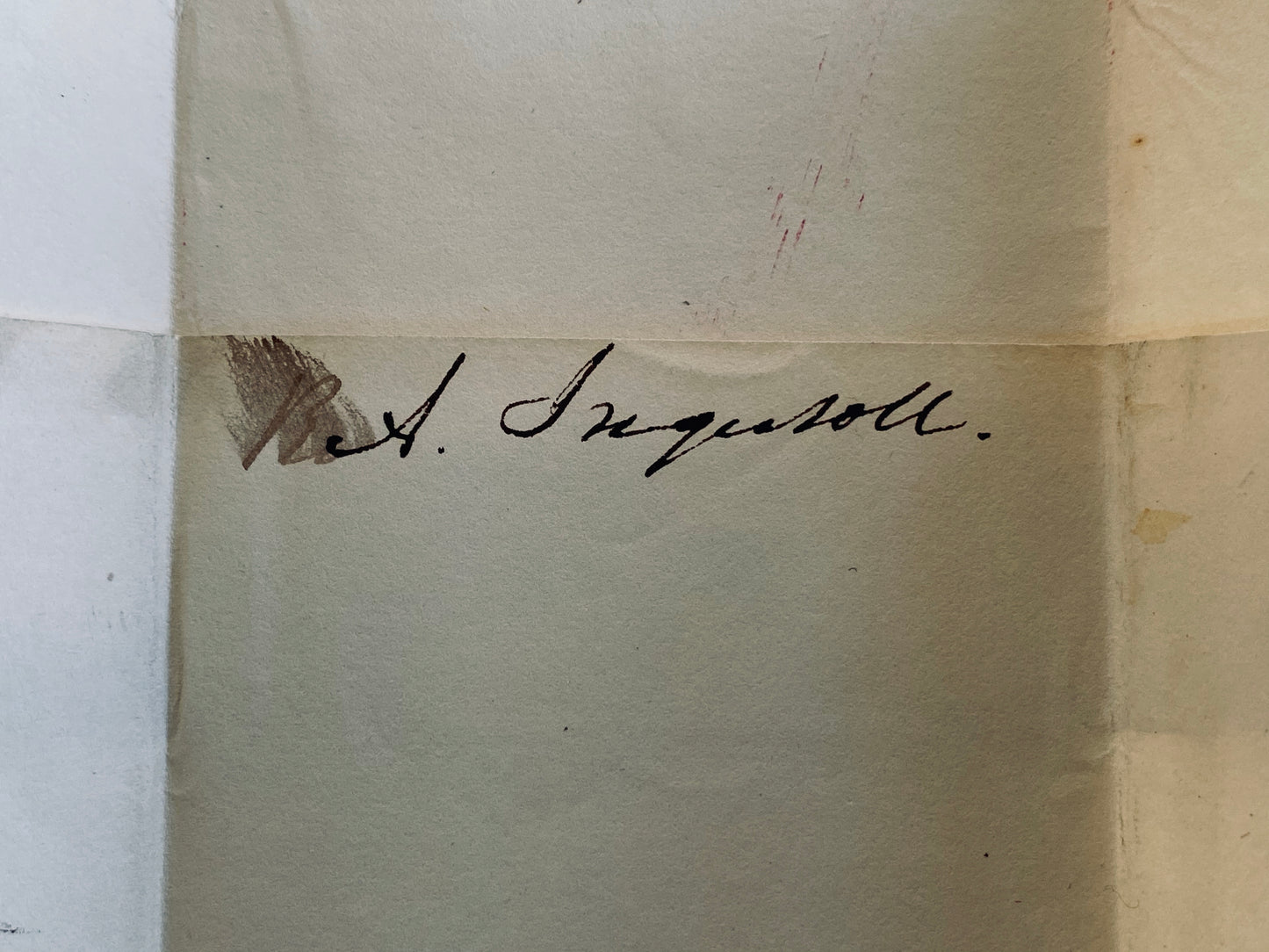 1830 CHARLES G. FINNEY. Rare Addressed Enveloped - Docketed in the Hand of Charles G. Finney!