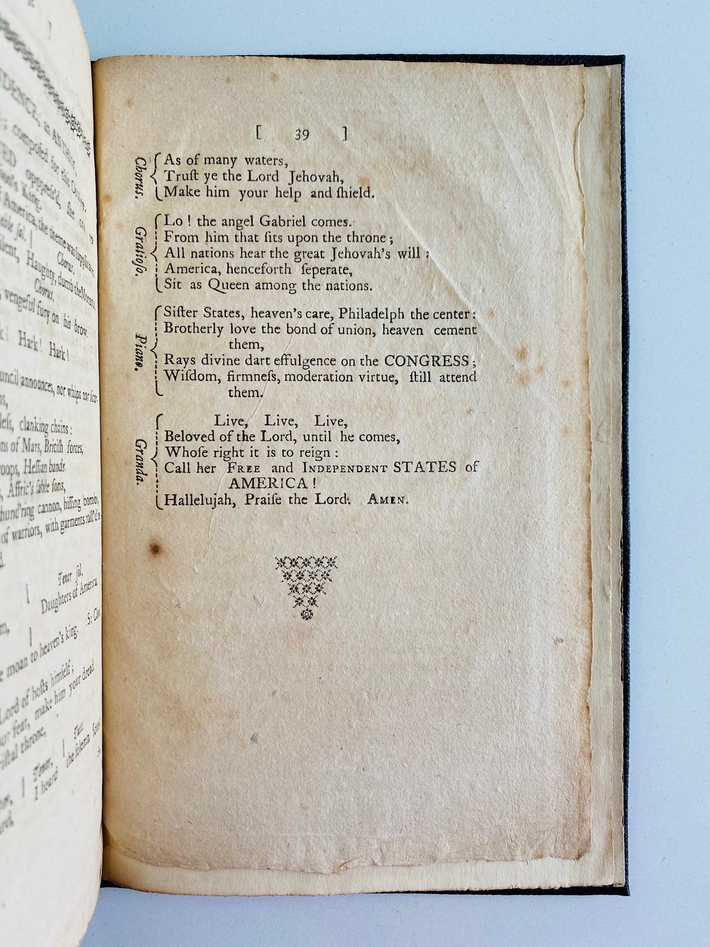 1777 JOHN DEVOTION. Rare Revolutionary War Sermon with the First Song Ever Published on the Fight for Liberty!