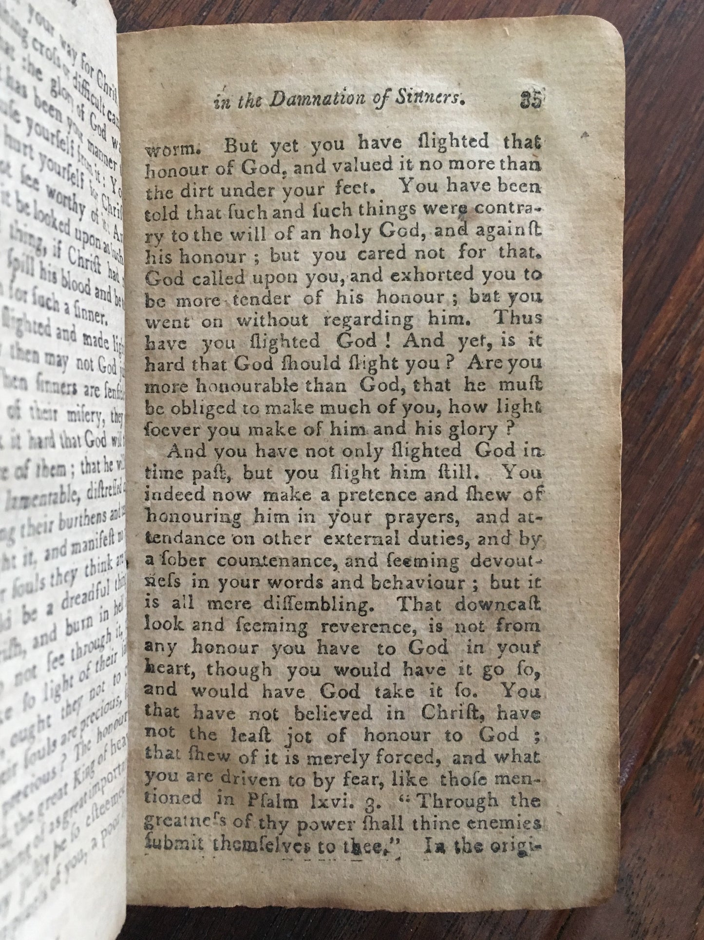 1750 JONATHAN EDWARDS. Justice of God in Damnation of Sinners. Rare Sermon!