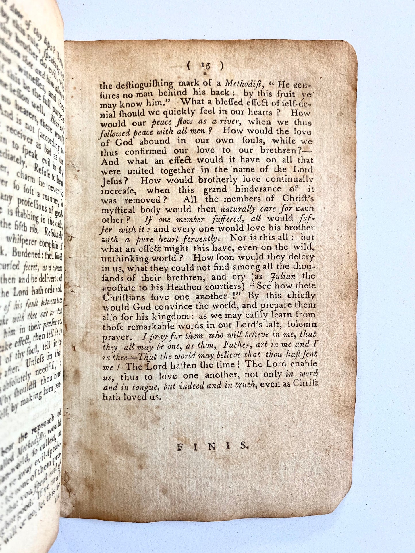 1782 JOHN WESLEY. The Cure of Evil-Speaking. Wesley on Slander, Gossip, and the Duty of Loving One's Enemies.