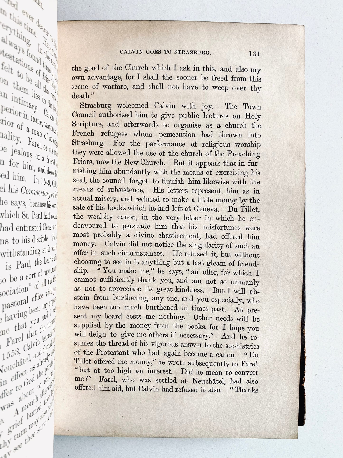 1863 JOHN CALVIN. Calvin: His Life, His Labours, and His Writings by Bungener. Nice Binding & Provenance.