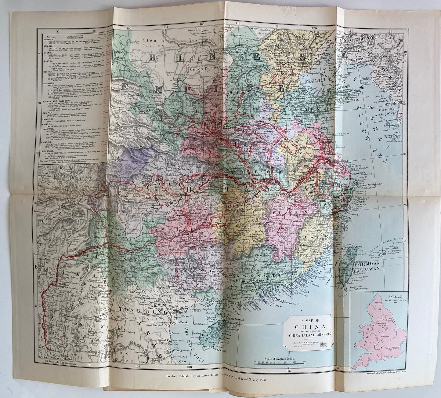 1877 CHINA INLAND MISSION &c. Conference of Missionaries to China, Shanghai 1877. Very Rare.
