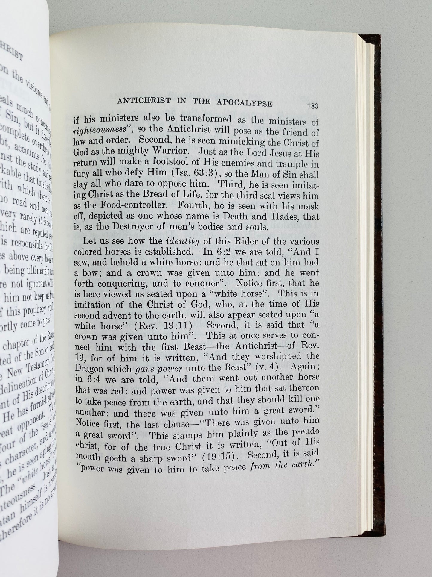 1979 A. W. PINK. The Antichrist. Mint Copy from the Klock & Klock Library.