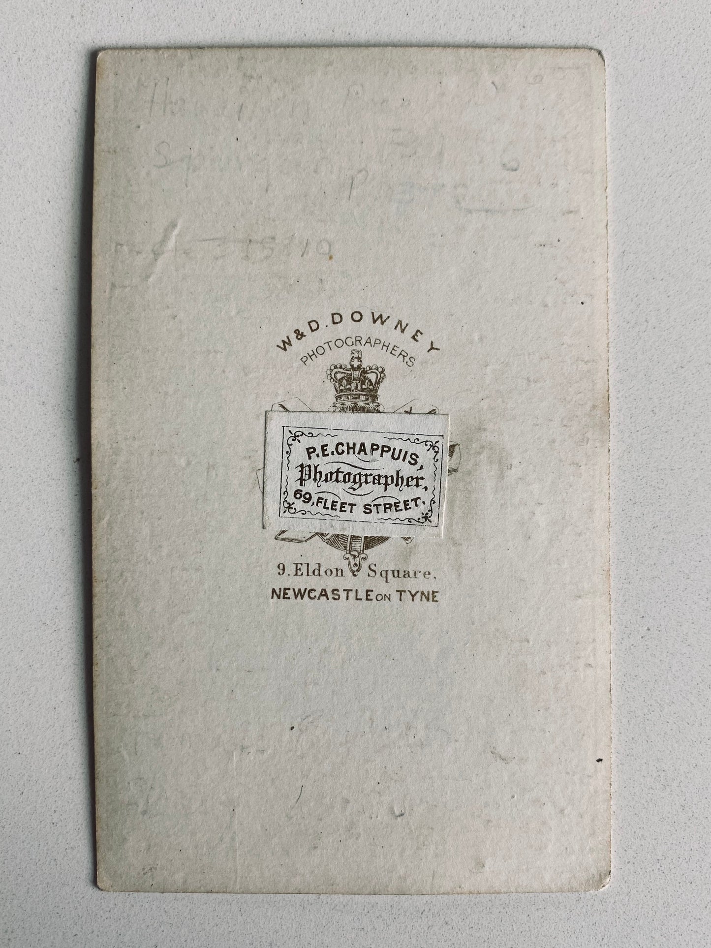 1860 C. H. SPURGEON. Superbly Preserved Early Carte de Visite of Spurgeon in Preaching Pose