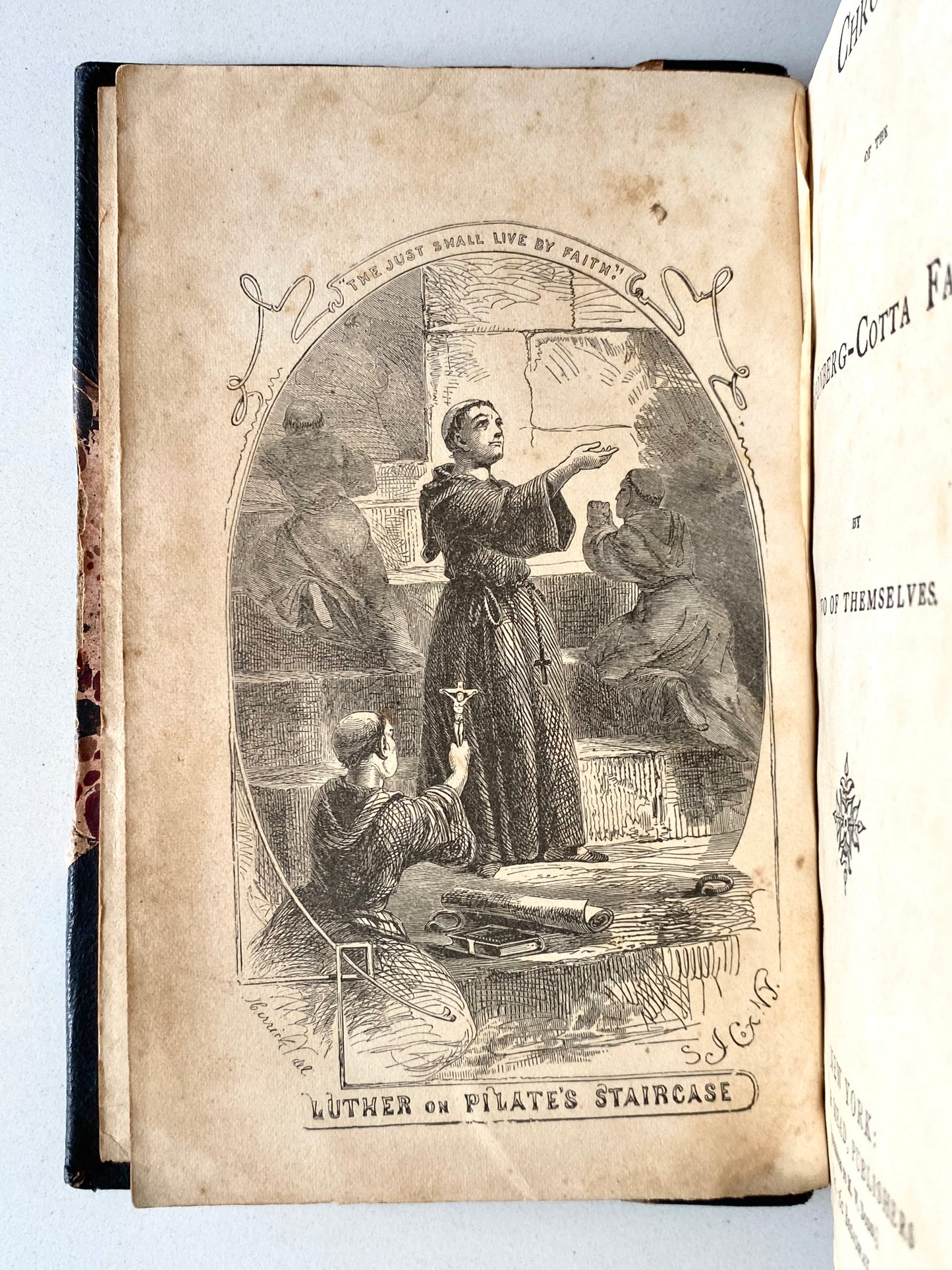 1868 MARTIN LUTHER. Chronicles of the Schonberg-Cotta Family. German Reformation.