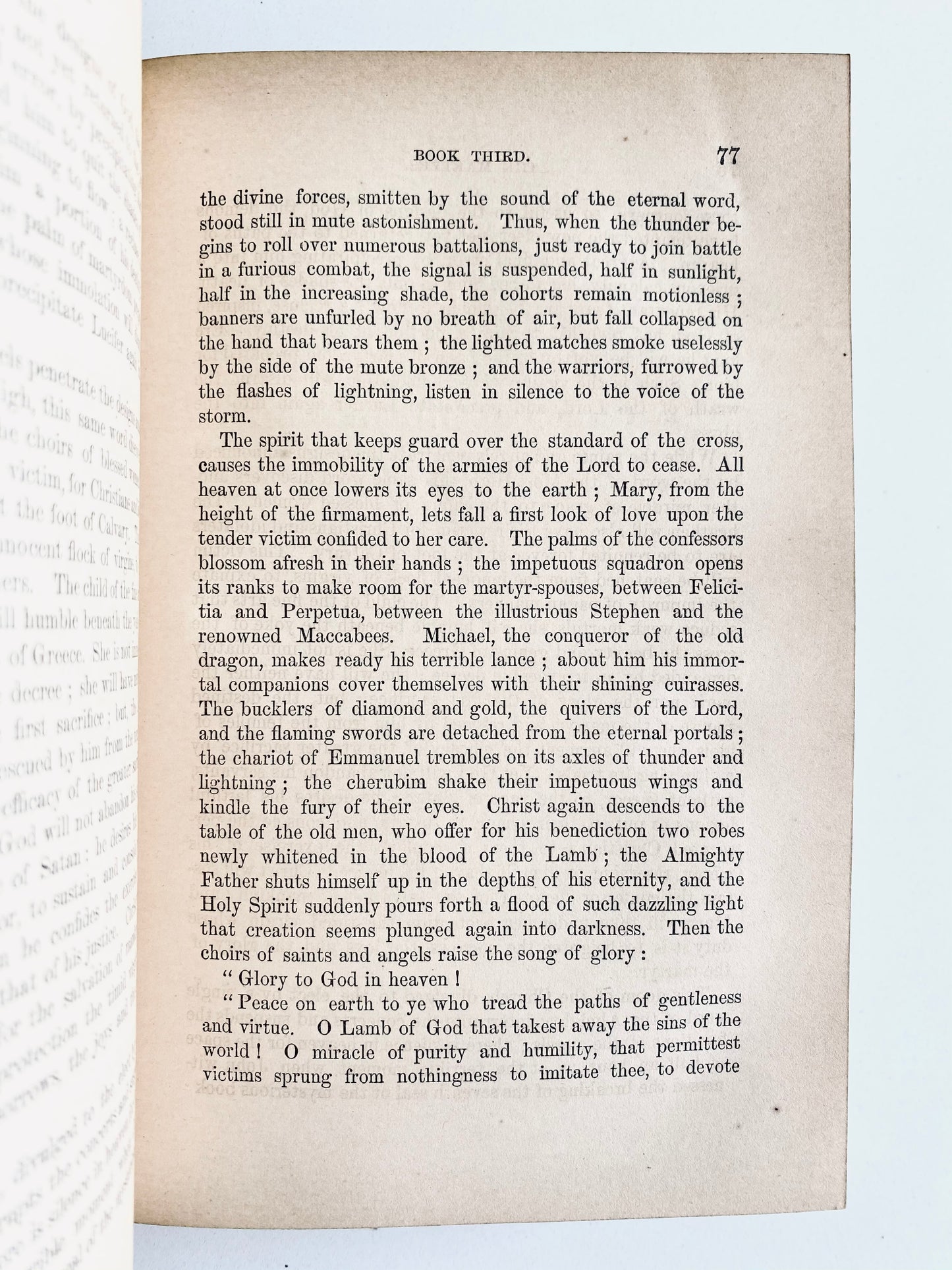 1861 F. R. de CHATEAUBRIAND. The Martyrs of the Early Church in Fine Leather Binding.