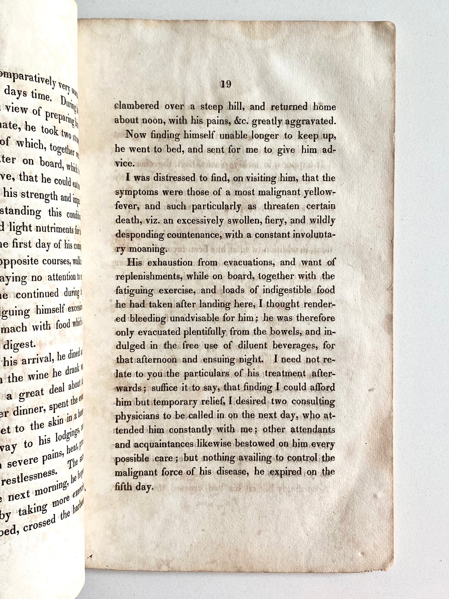 1821 DAVID OSGOOD M.D. Caution to Seamen and Sailors against Yellow Fever. Rare!