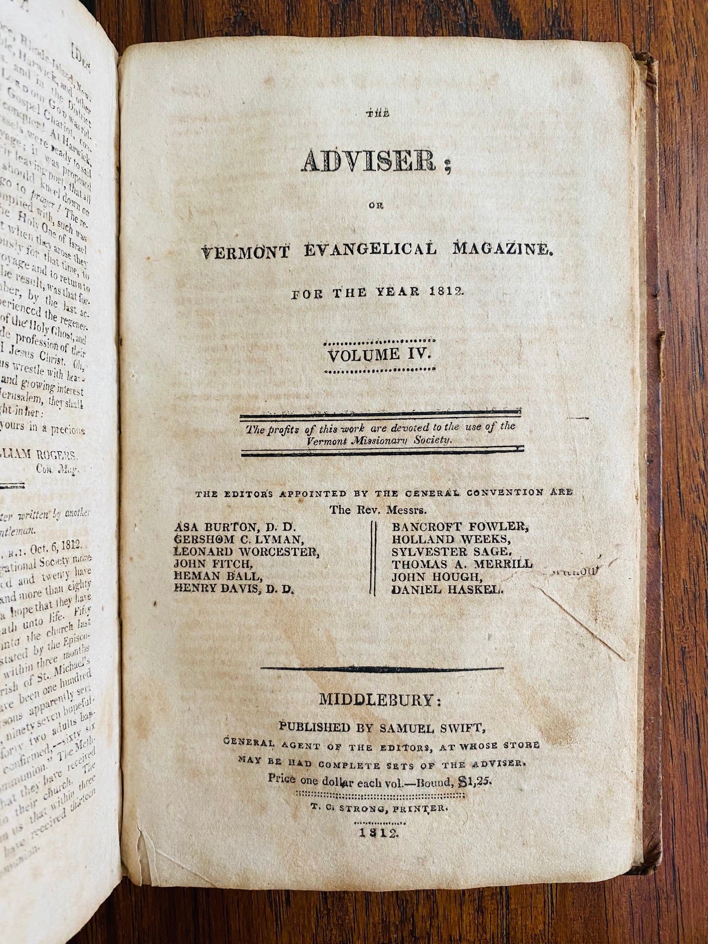 1812 VERMONT REVIVAL MAG + George Washington Sermon & Rare Great Awakening Tracts