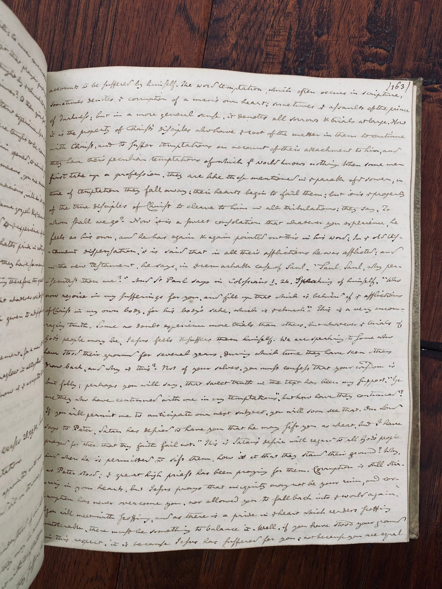 1804 MANUSCRIPT EXPOSITION OF LUKE. 61 Deeply Experimental Sermons on the Gospel of Luke. 100,000 Words!