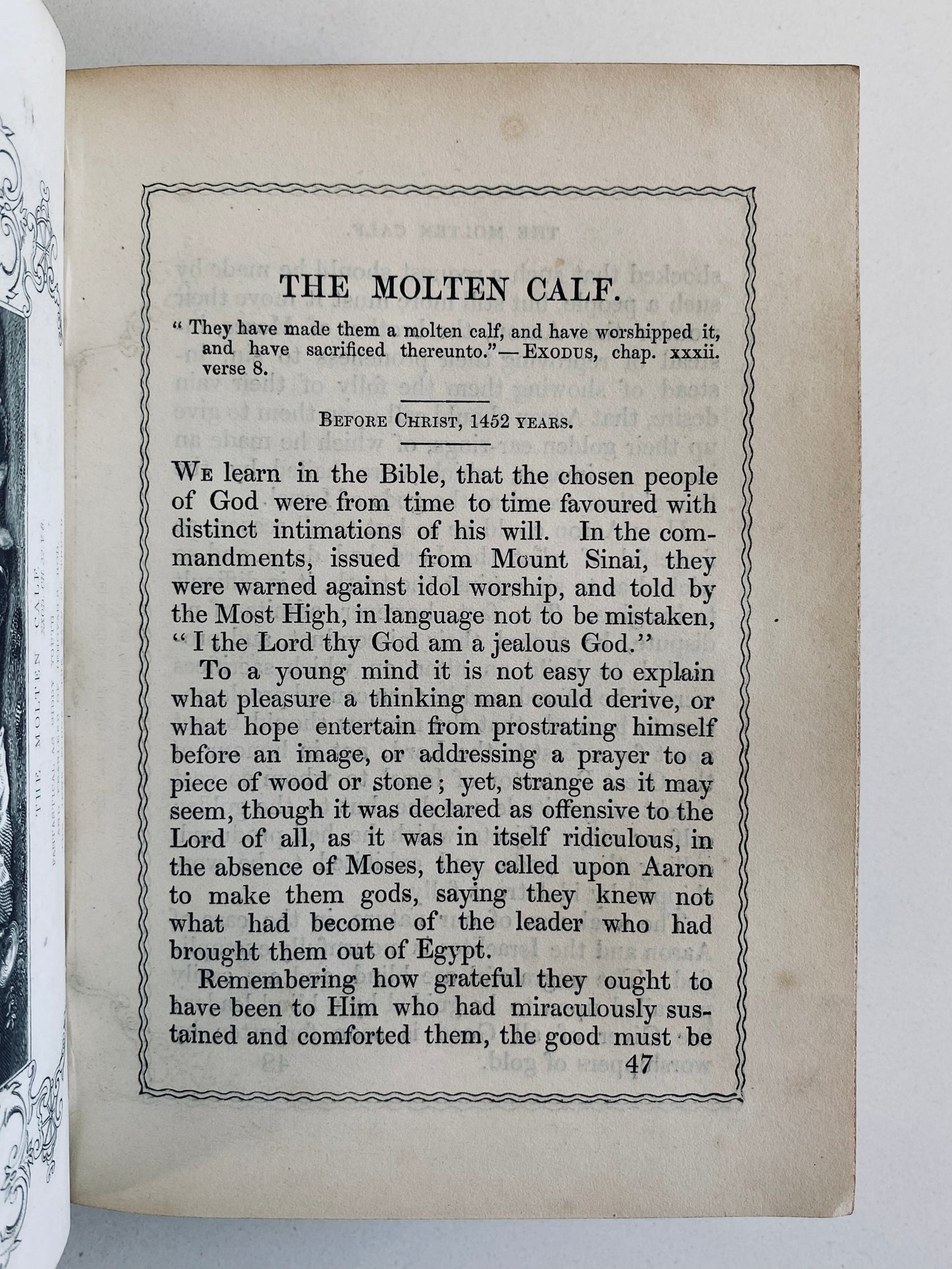 1860's ILLUSTRATED BIBLE. 300+ Engravings Exhibiting a History of Scripture for the Young. VG!