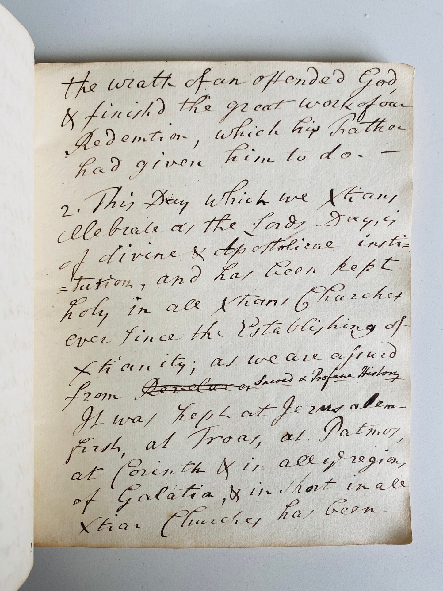 1744 SERMON ON THE SABBATH. Great Awakening Era Sermon Urging Church Attendance and Sabbath.