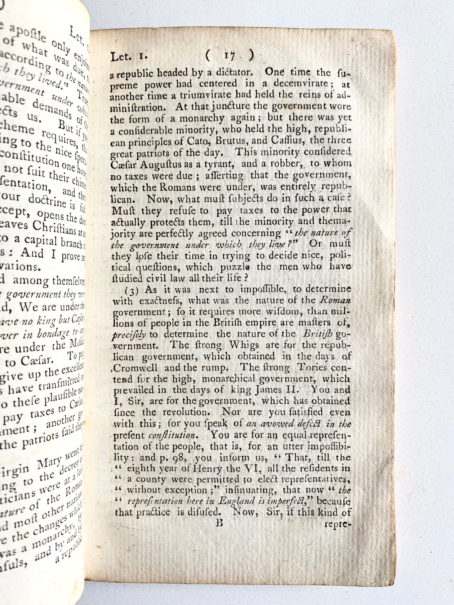 1777 JOHN FLETCHER. American Patriotism Farther Confronted with Reason, Scripture, and the Constitution.