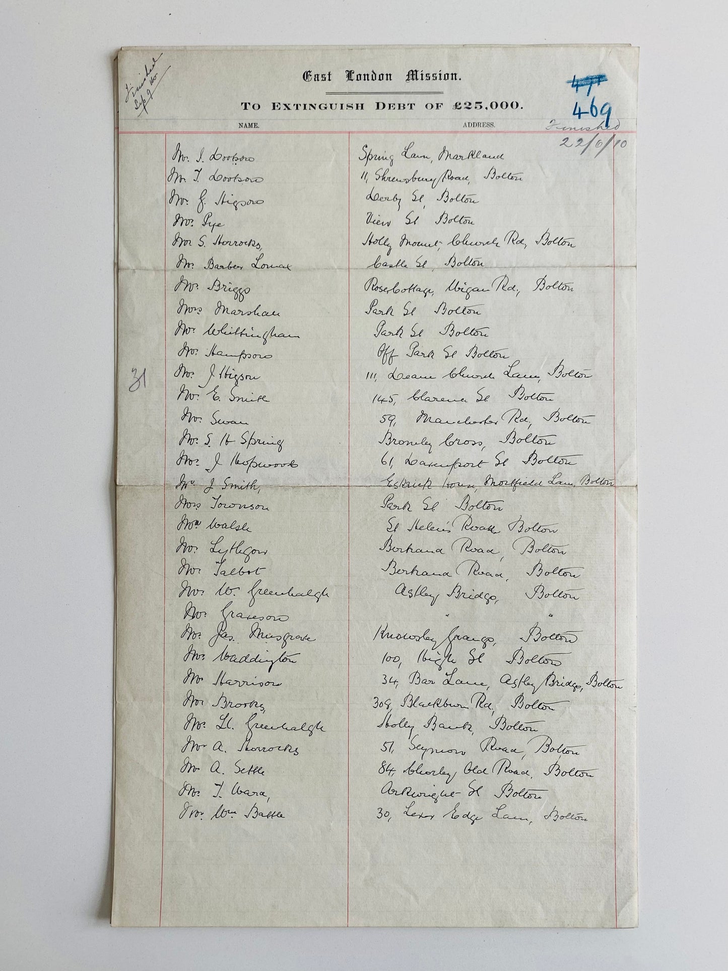 1773 CHARLES WESLEY + HOWELL HARRIS. Unpublished Letters + Archive of Engravings for Wesleyan Methodist Twentieth Century Fund