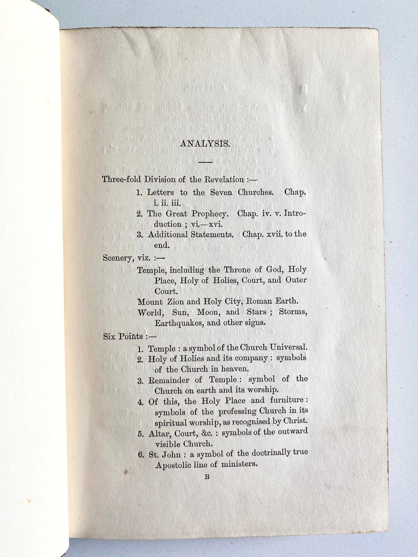 1869 E. B. ELLIOTT. Author Approved Abridgement of his Horae Apocalypticae. Very Rare!