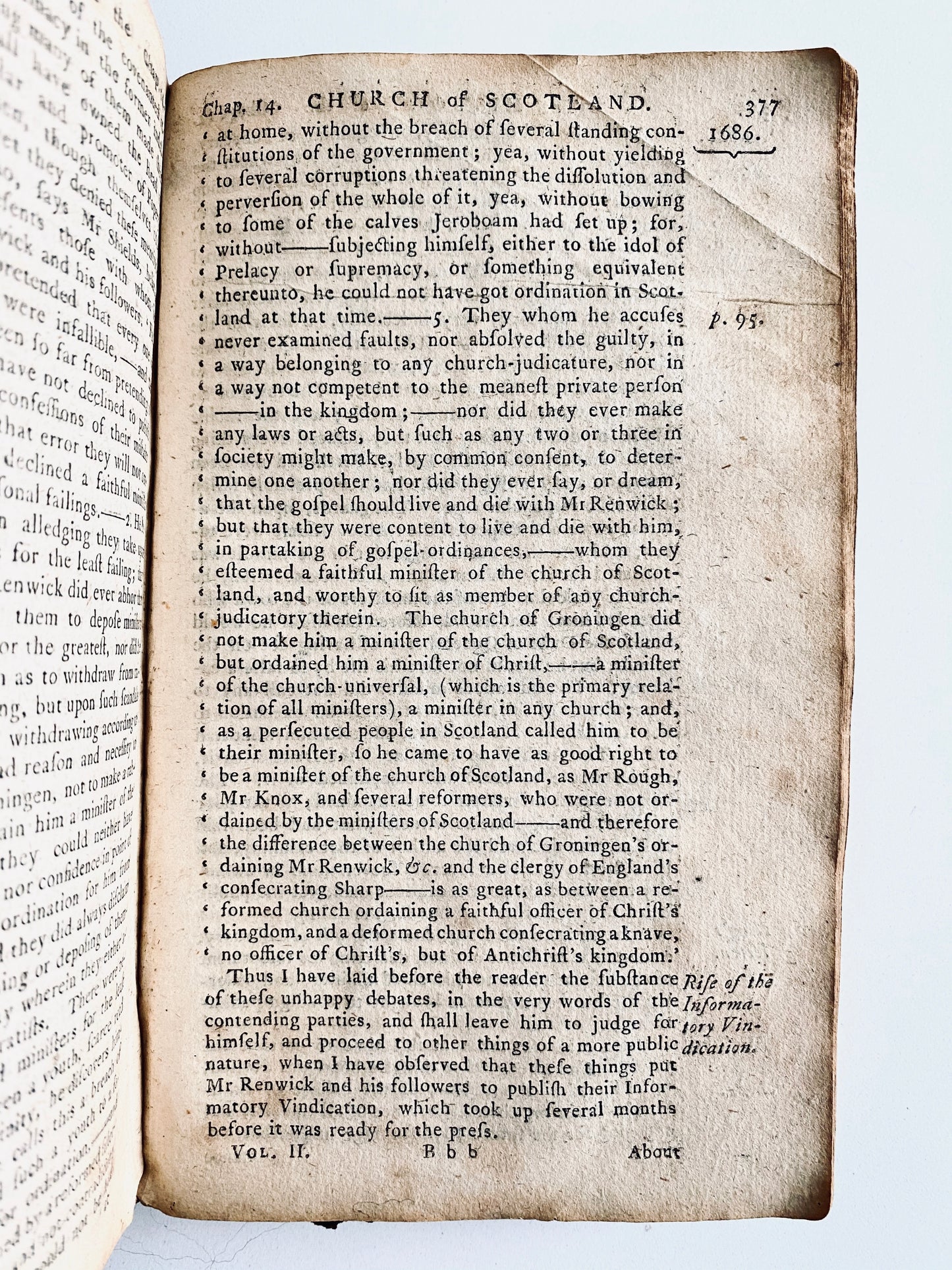 1762 WILLIAM CROOKSHANK. Sufferings of the Scottish Covenanters + Original Unpublished Great Awakening Hymn.
