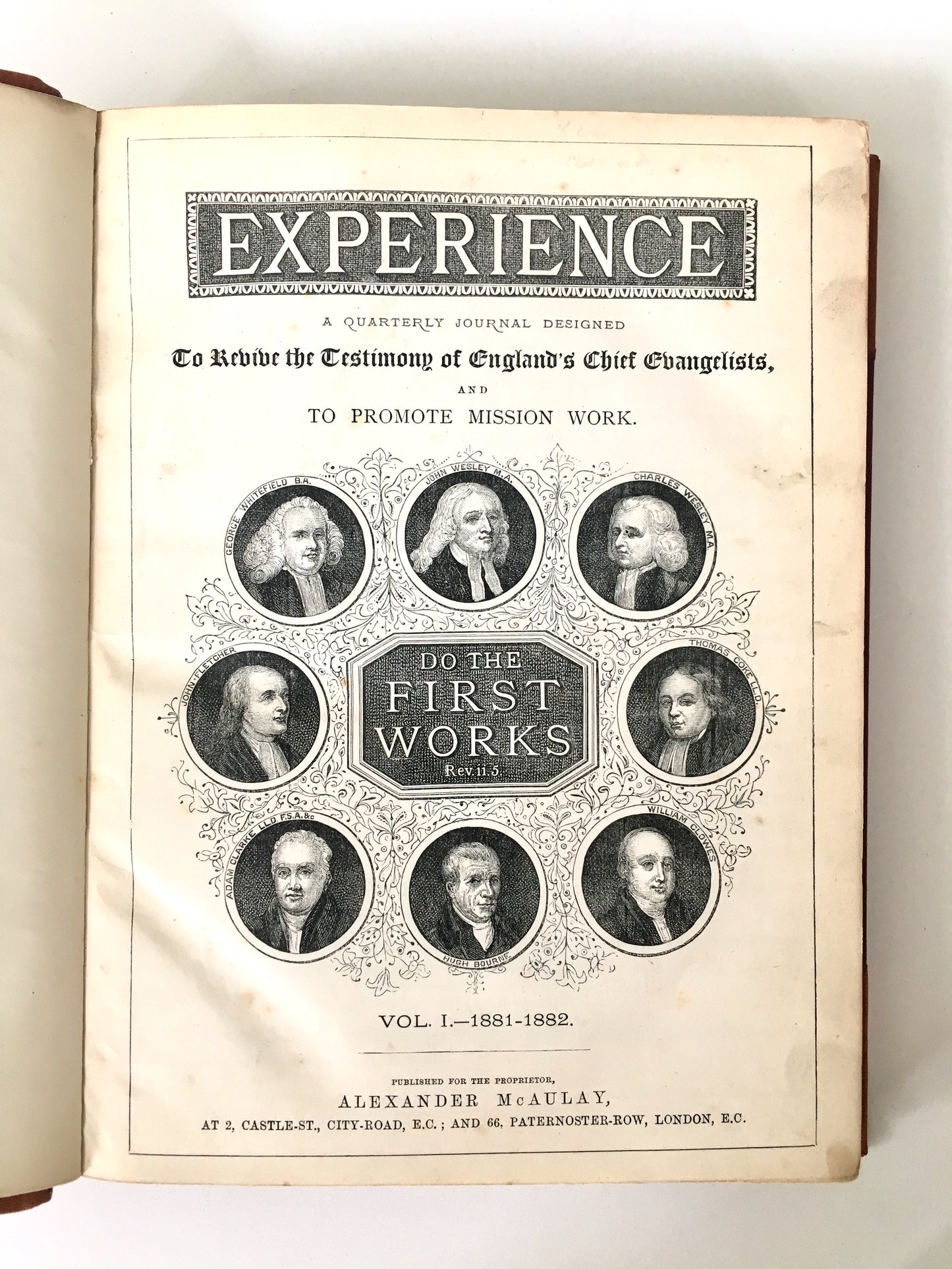 1881-1883 EXPERIENCE MAGAZINE. For Revival, Supernatural Experience, etc. Very Rare.