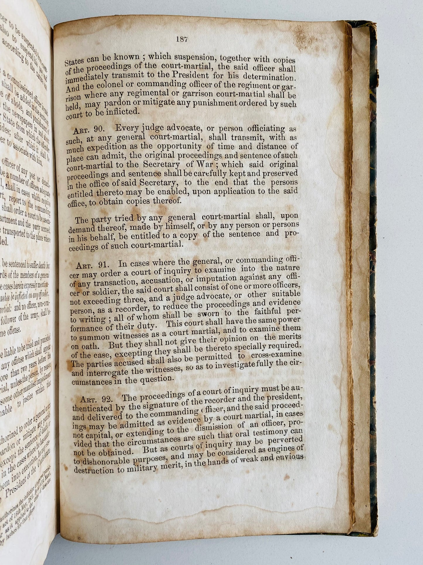 1861 CIVIL WAR CONFEDERACY. First Edition of the Foundational Documents of the Confederate Army.