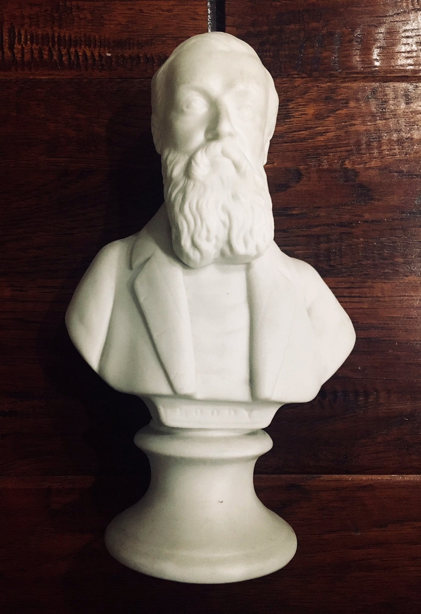 1874 D. L. Moody. Original Victorian Parian Bust.