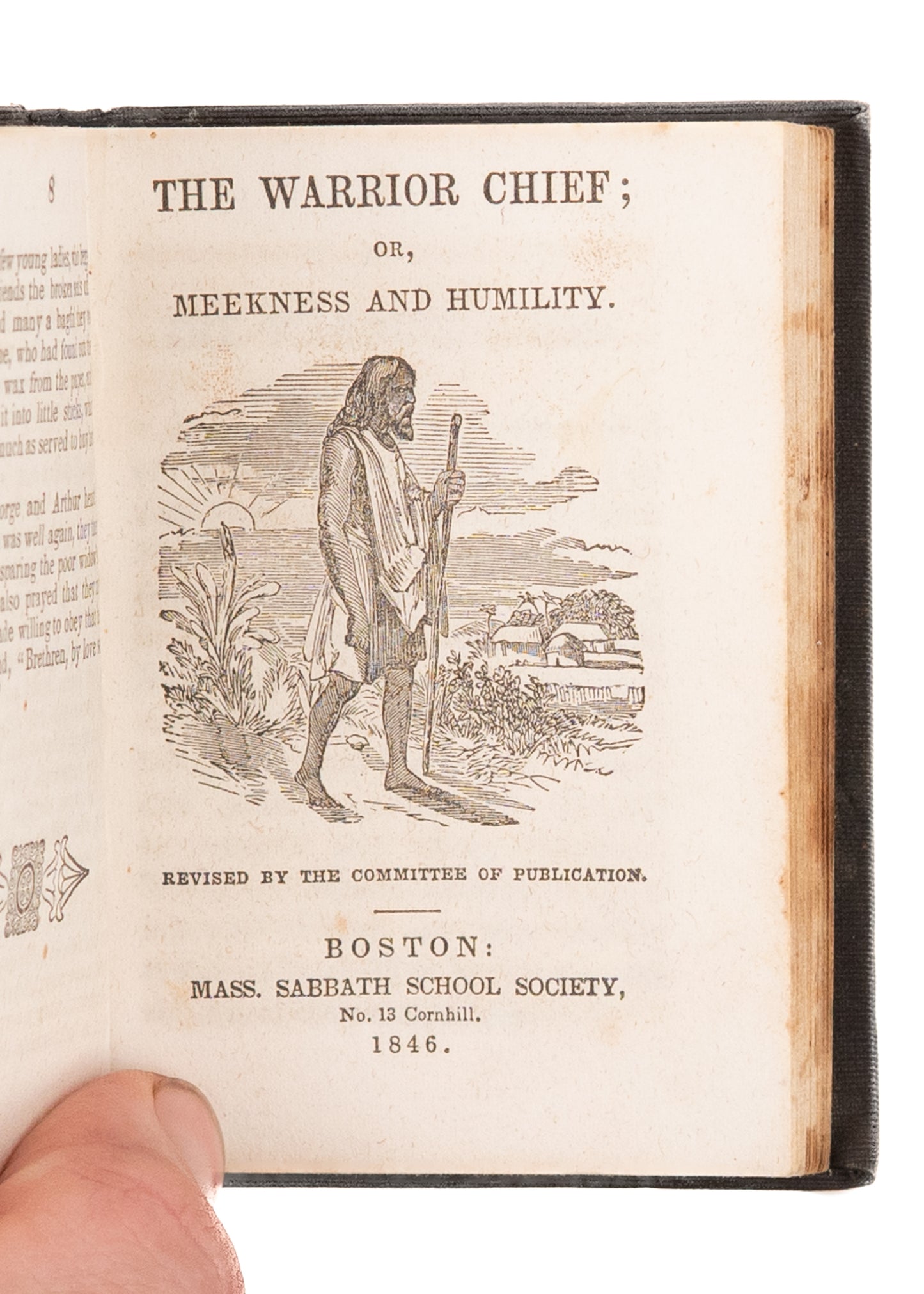 1856 MASS. SABBATH SCHOOL SOCIETY. The African Printer - A Warrior Chief Converted, &c.