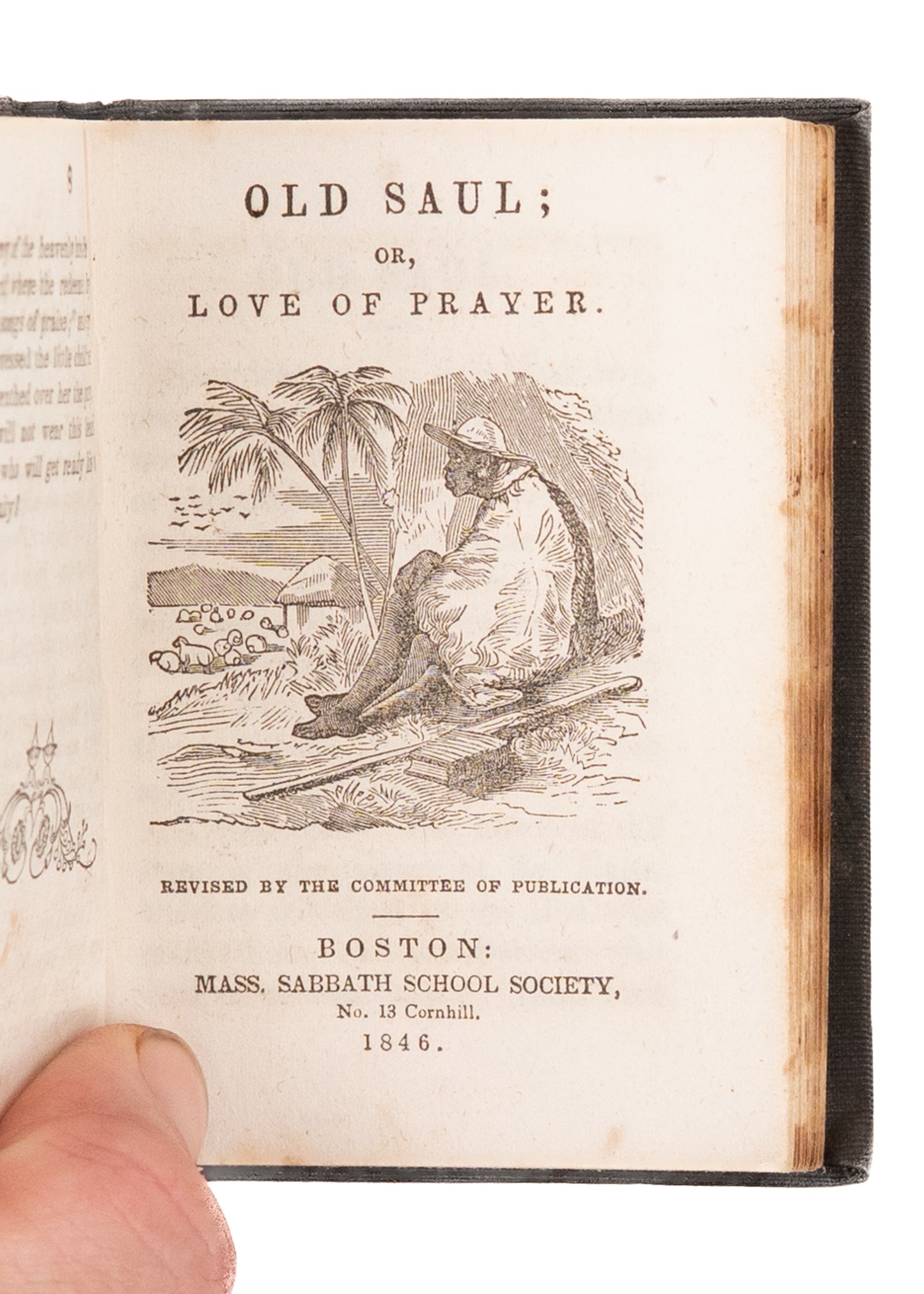 1856 MASS. SABBATH SCHOOL SOCIETY. The African Printer - A Warrior Chief Converted, &c.