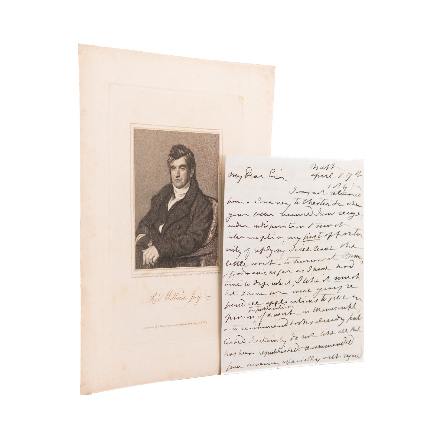 1841 WILLIAM JAY. Lambastes American Revivalists for Showboating and being Soft on Slavery.