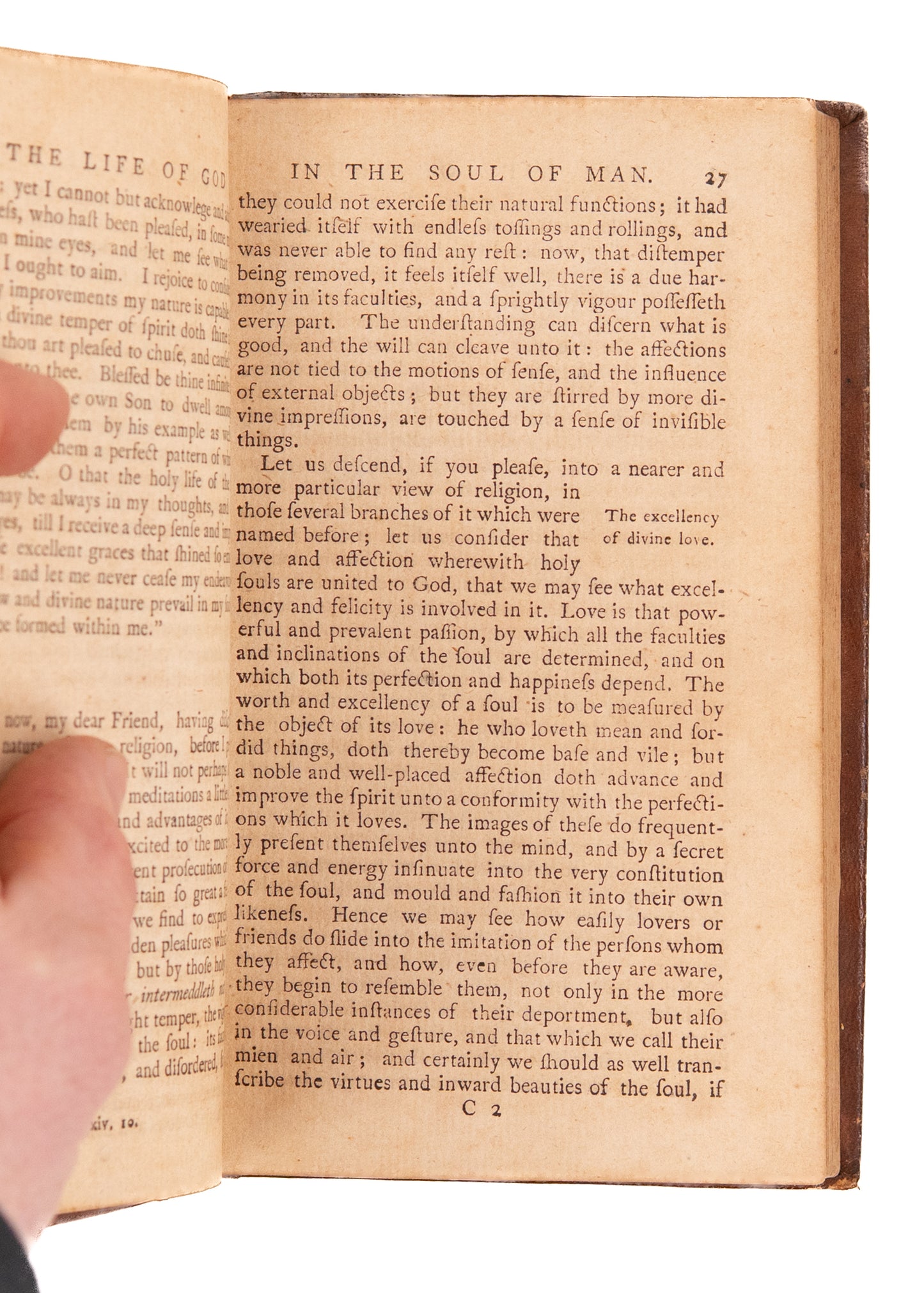 1765 HENRY SCOUGAL. Puritan Works with 18th Century "Methodist" Georgia Slave Plantation Provenance.