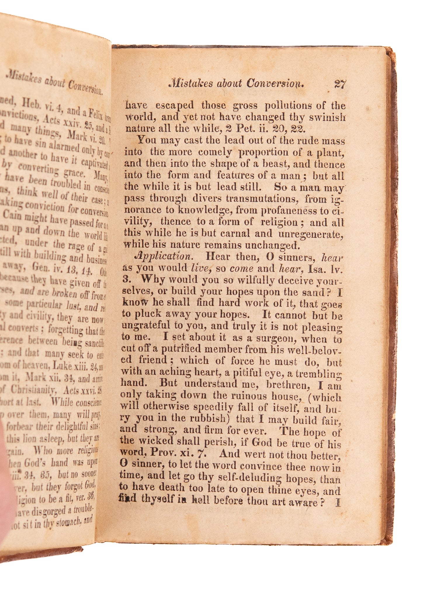 1816 JOSEPH ALLEINE. Alarm to Unconverted Sinners. Early American Imprint of Puritan Classic.