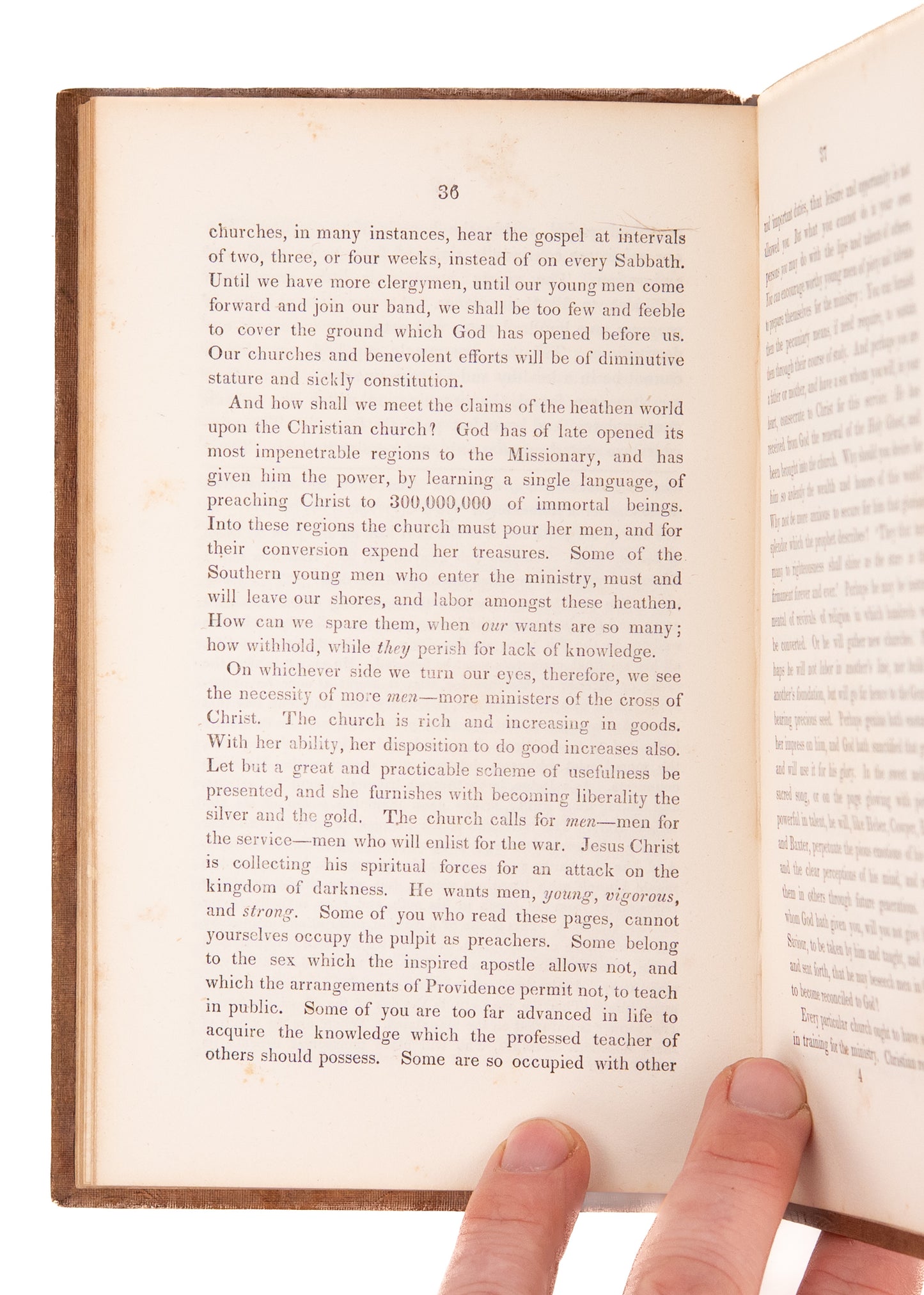 1836 SOUTH CAROLINA PRESBYTERIAN. Founder of Columbia Seminary Seeks Preachers for Slaves.