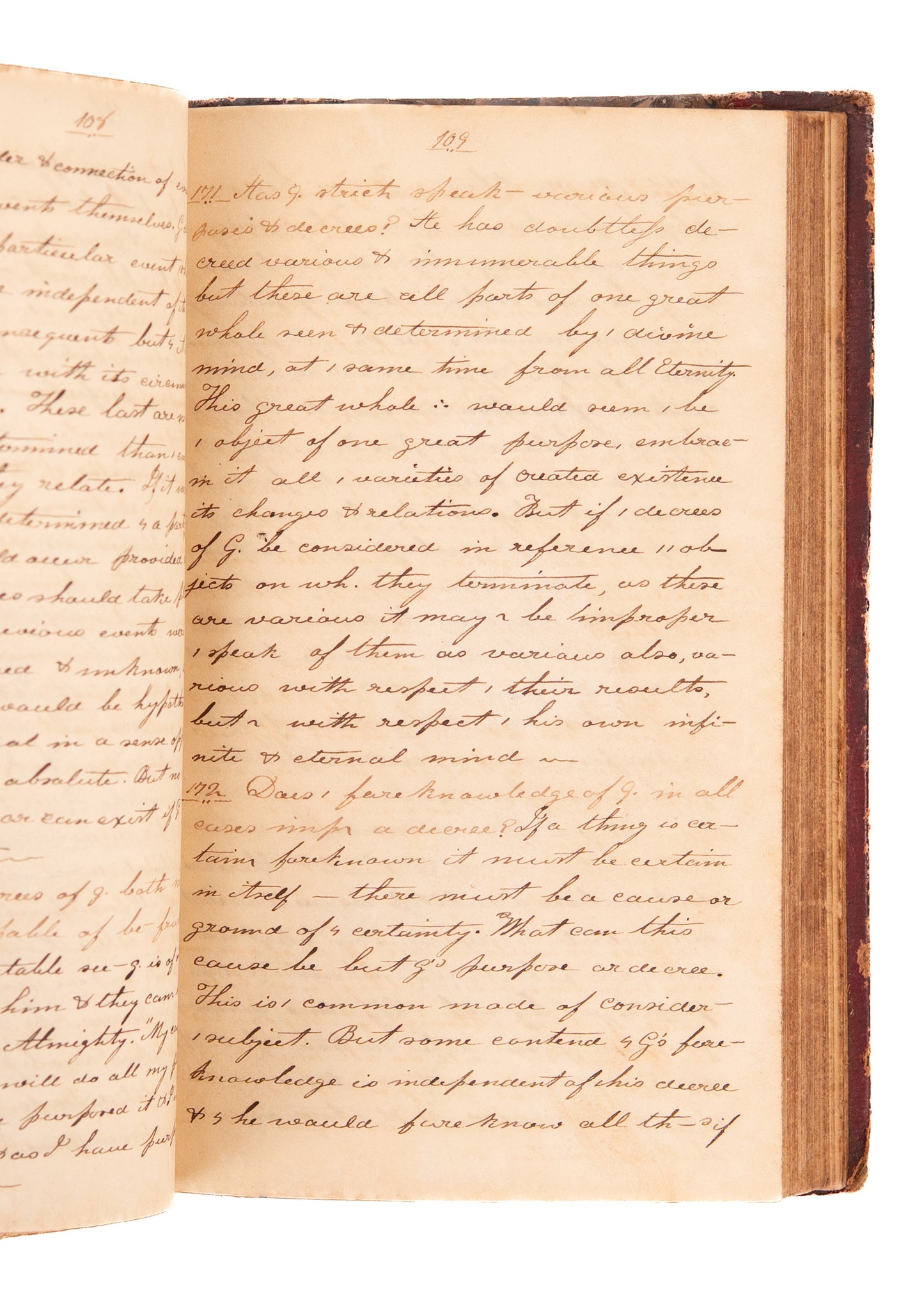 1836 HAWAII - SANDWICH ISLANDS. Unpublished 280pp MSs of Didactic Theology Used at Maui Seminary for Islanders