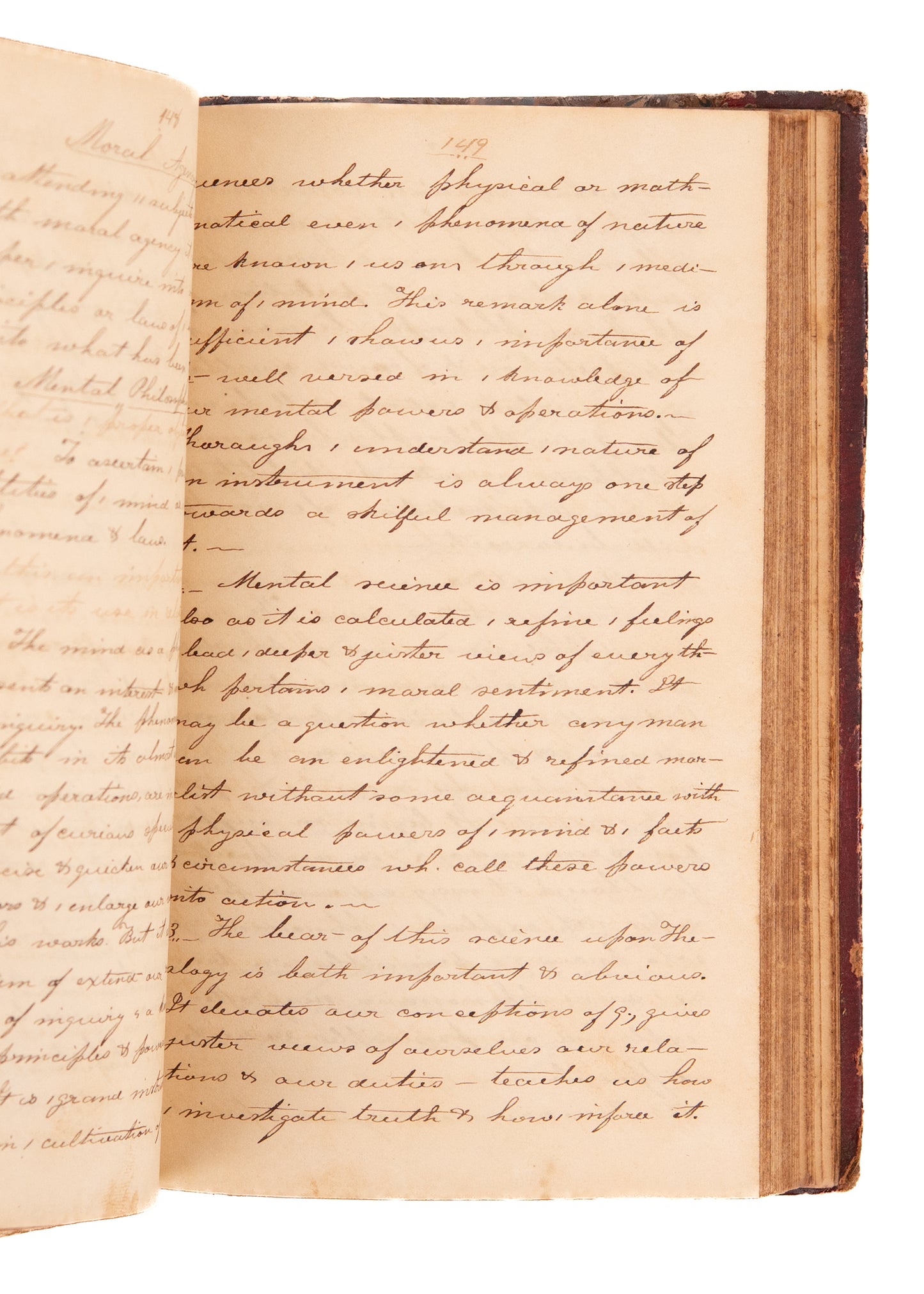 1836 HAWAII - SANDWICH ISLANDS. Unpublished 280pp MSs of Didactic Theology Used at Maui Seminary for Islanders