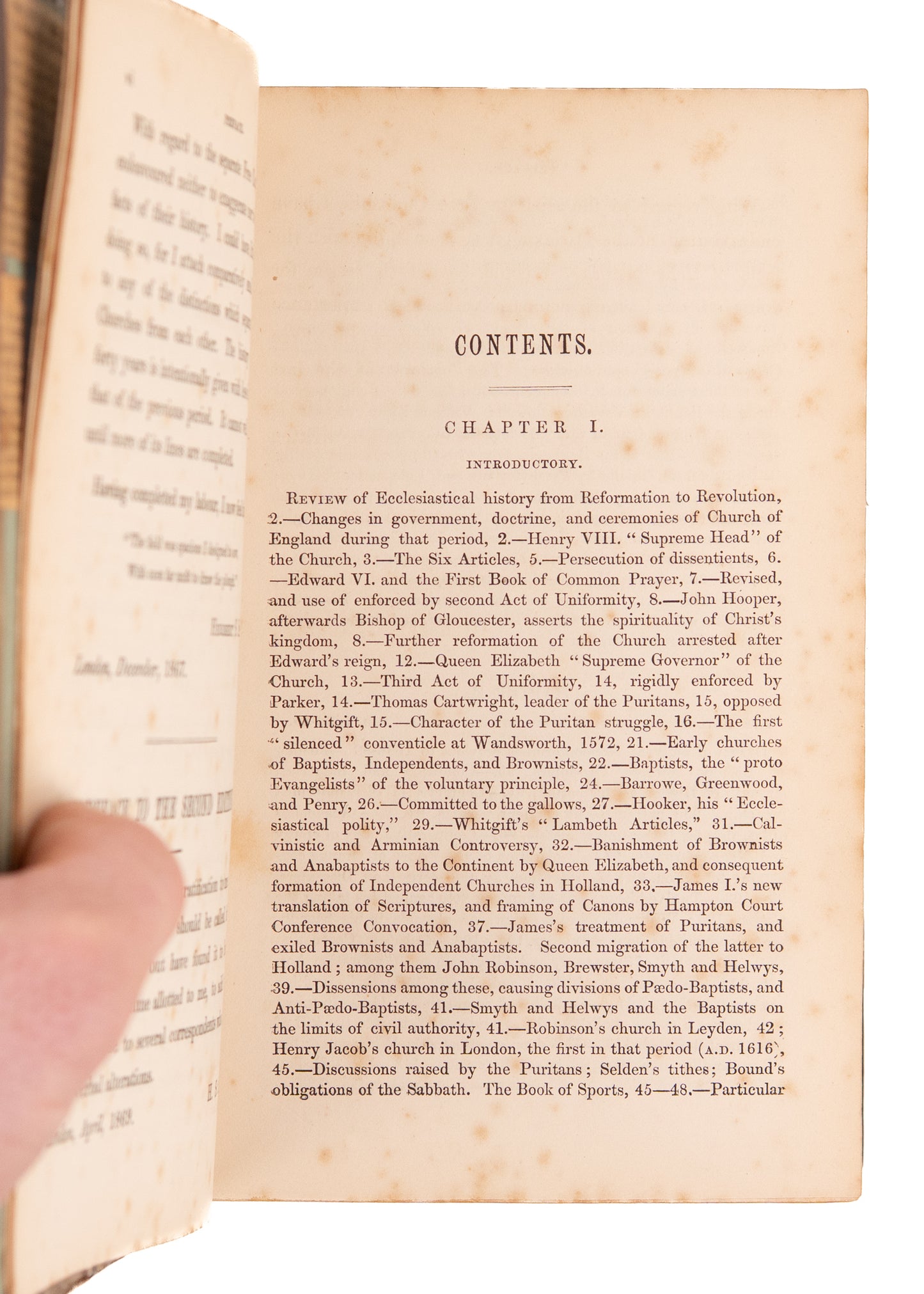 1869 FREE CHURCHES. Important Work on Baptists, Methodists, and Dissenting Churches - Freedom of Religion.