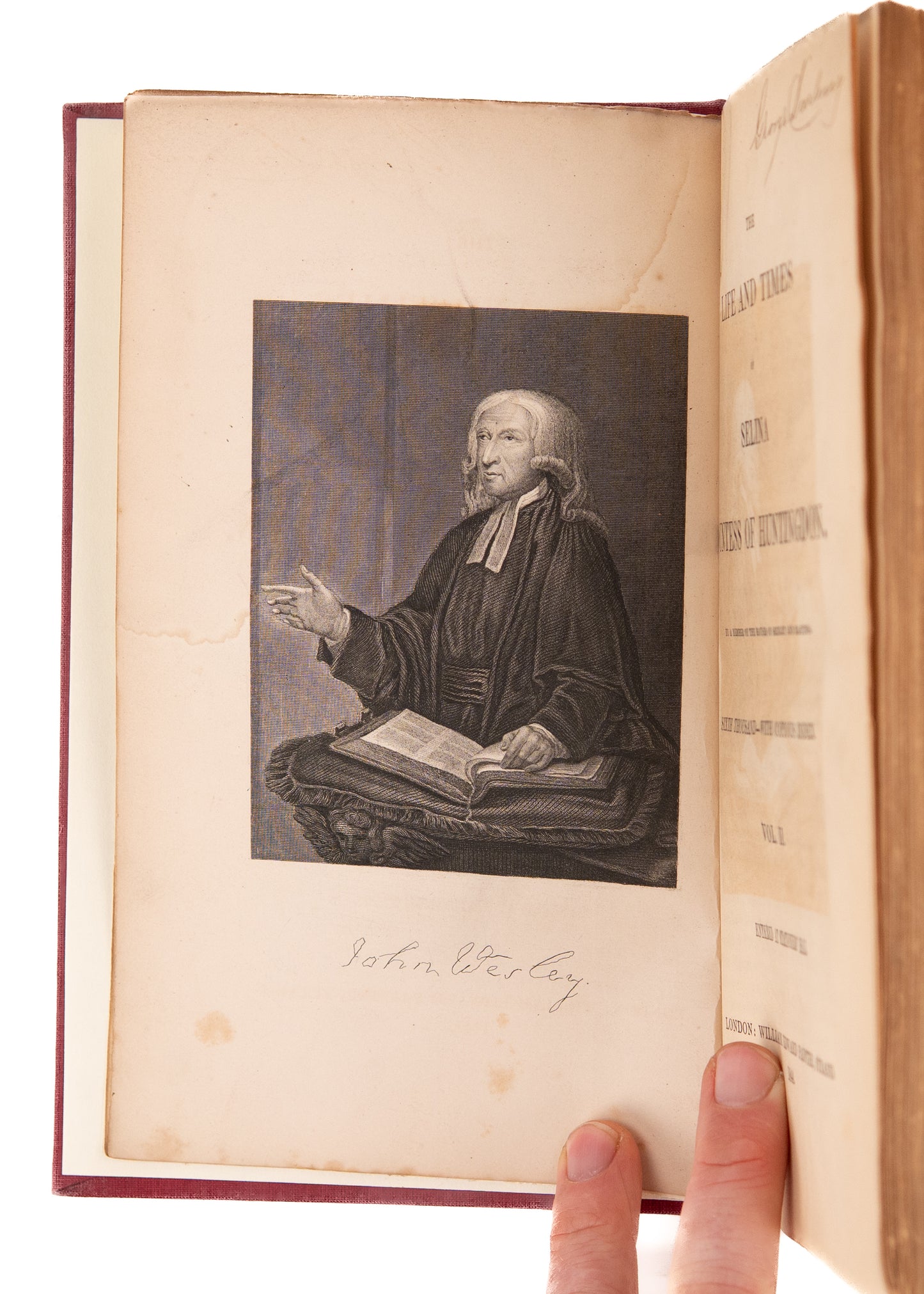 1844 SELINA COUNTESS OF HUNTINGDON. Superb Biography of the Financier of George Whitefield and John Wesley.