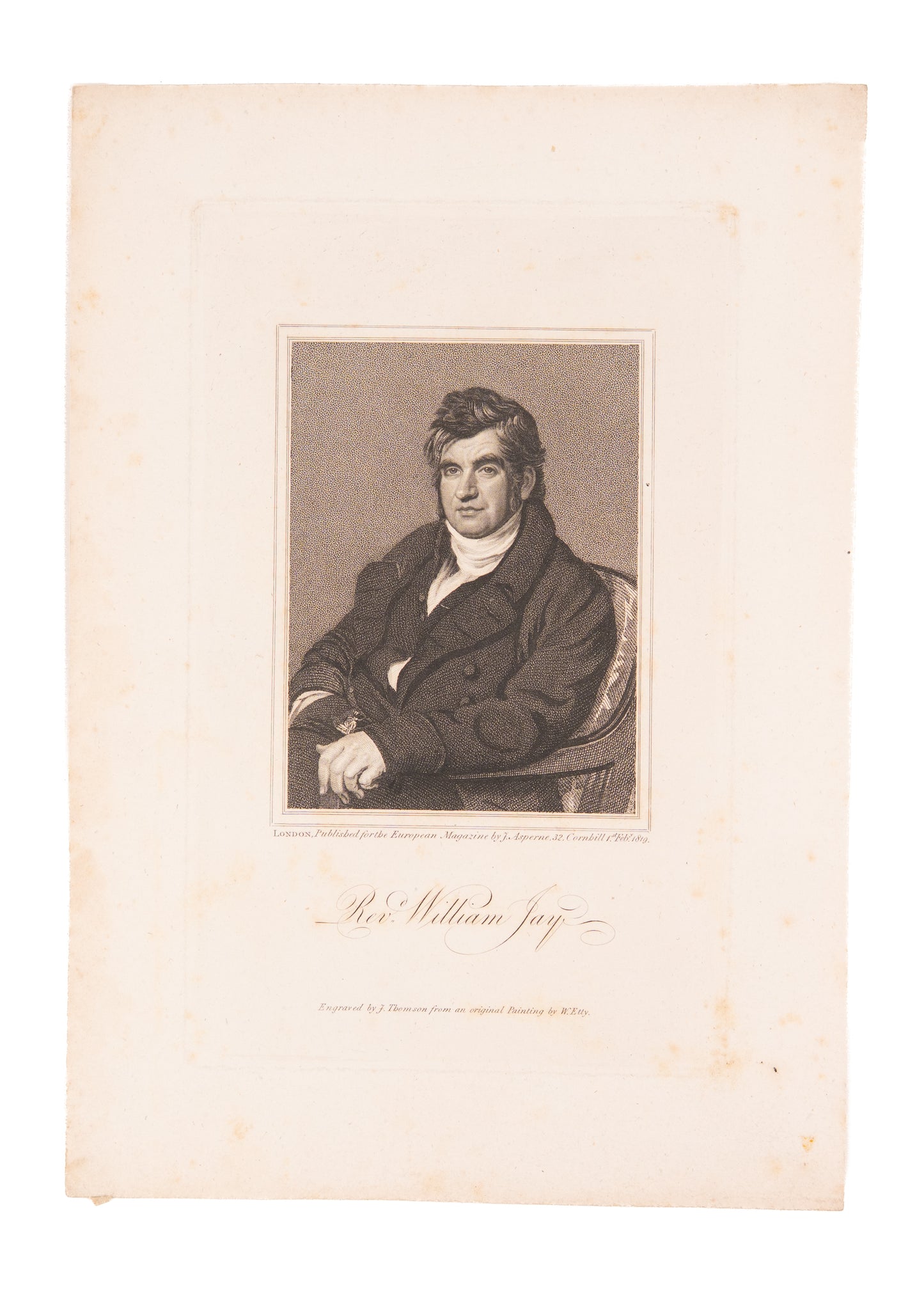 1841 WILLIAM JAY. Lambastes American Revivalists for Showboating and being Soft on Slavery.