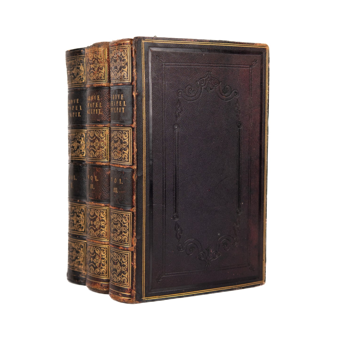 1855 JOSEPH IRONS. The Grove Chapel Pulpit. Three Complete Years. Superb Particular Baptist Sermons.