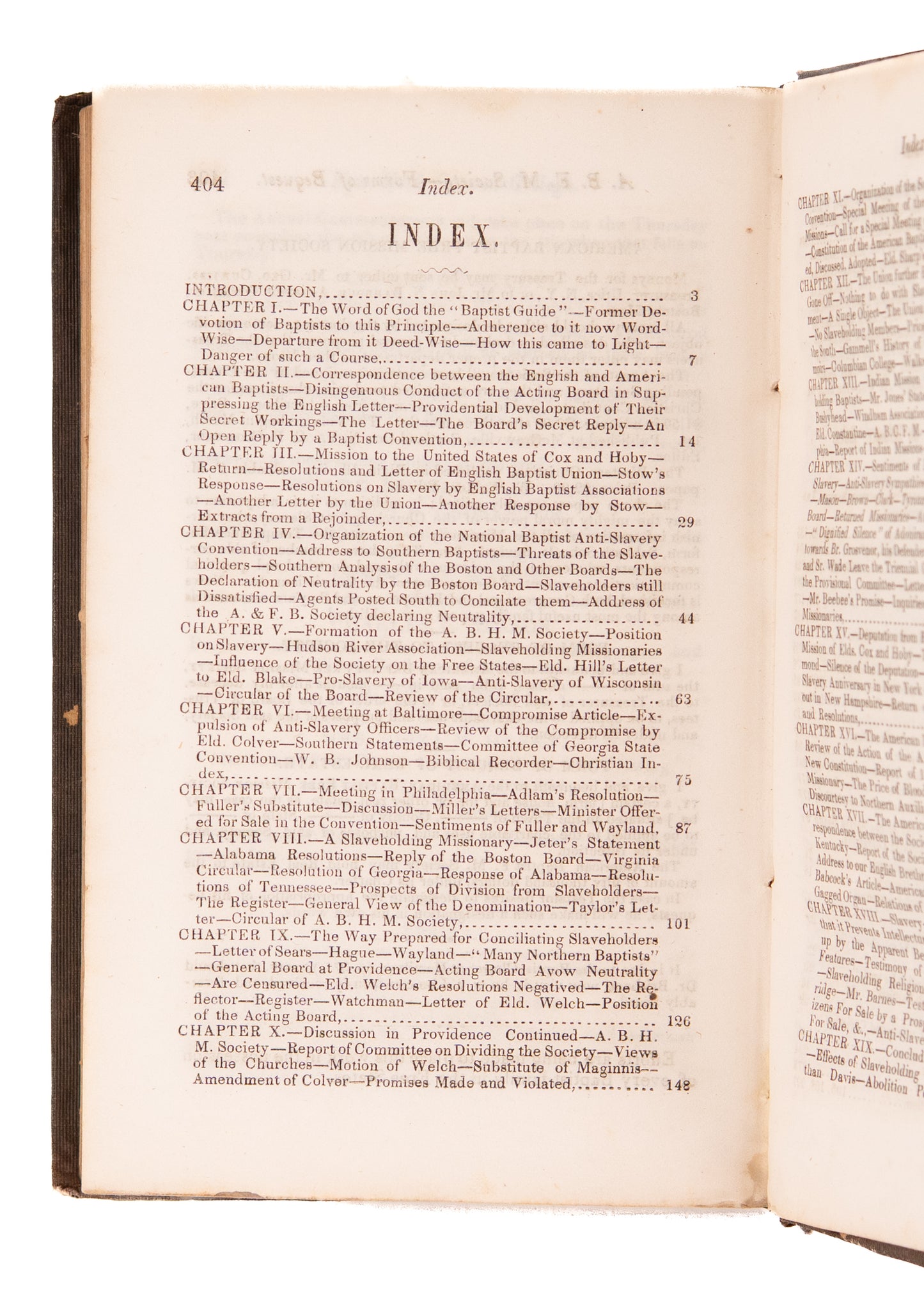 1850 BAPTISTS & SLAVERY. Very Scarce Work that Led to the Creation of the Southern Baptist Convention.