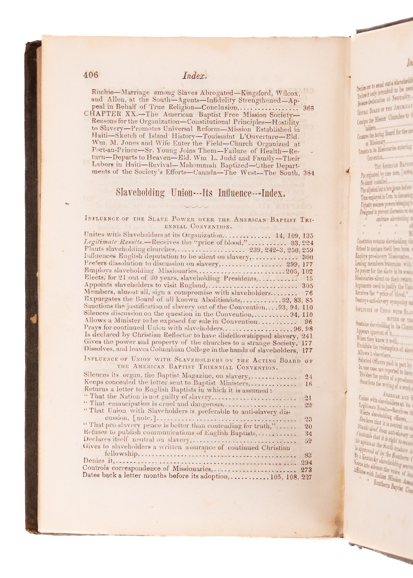 1850 BAPTISTS & SLAVERY. Very Scarce Work that Led to the Creation of the Southern Baptist Convention.