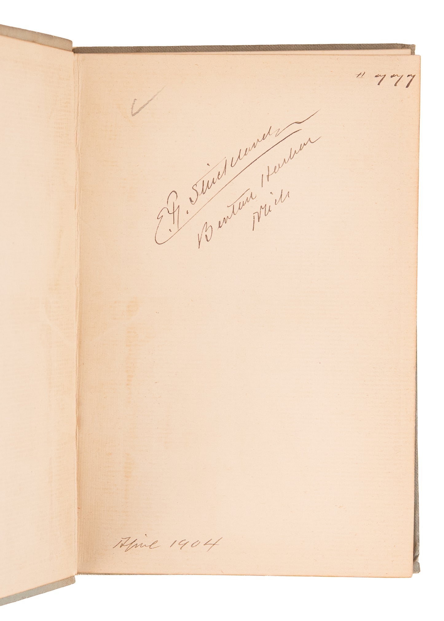 1900 JEMIMA LUKE. Signed Autobiography of Hymnist Authoress, "I Think when I Read that Sweet Story of Old."