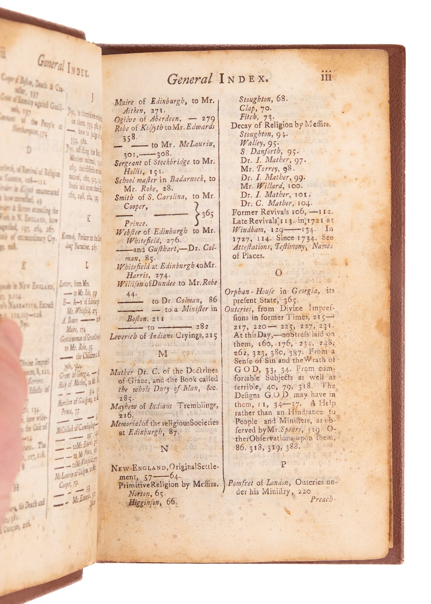 1744 THOMAS PRINCE. First Religious Periodical in America, Jonathan Edwards Contributor