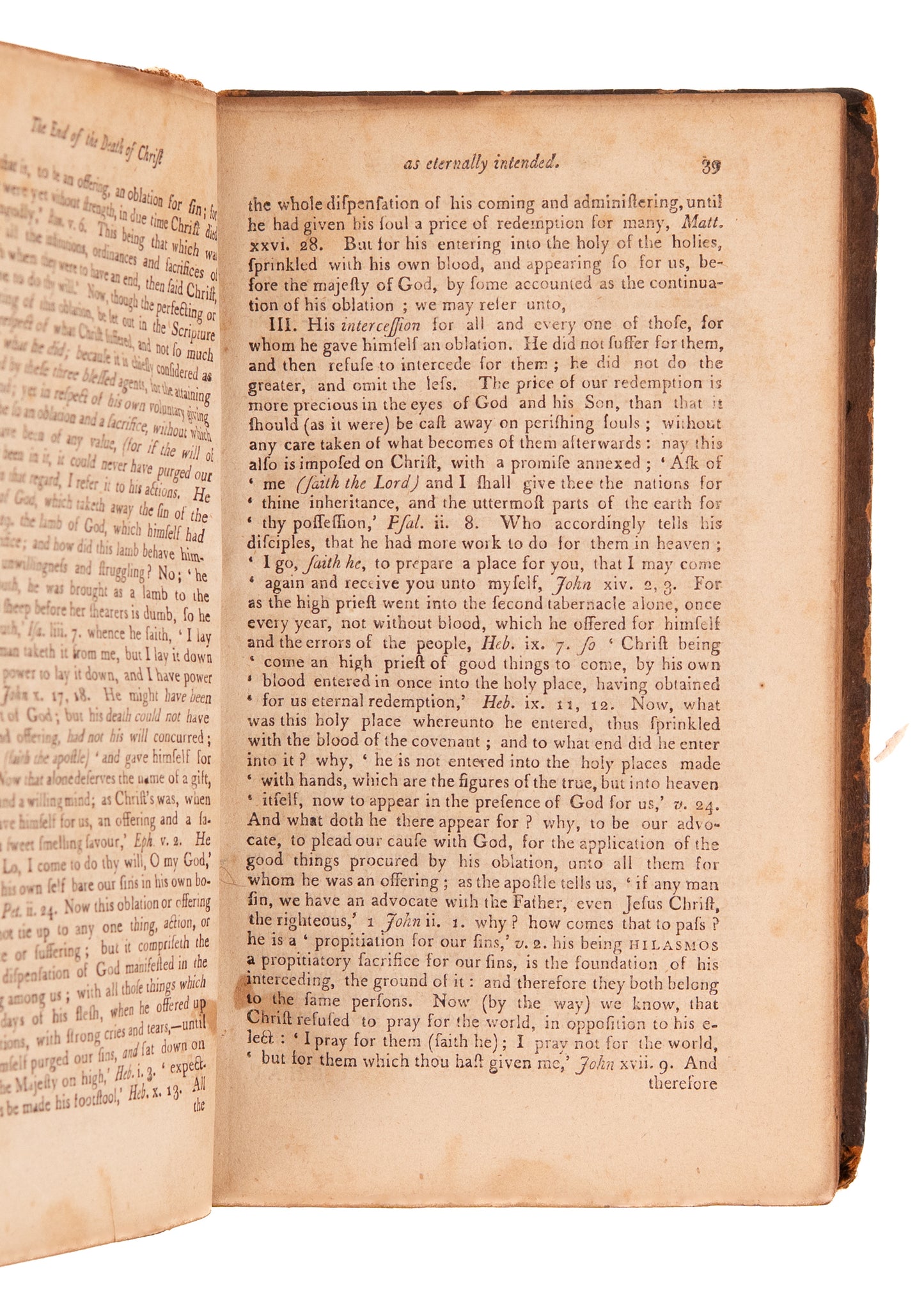 1792 JOHN OWEN. Early American Edition - Death of Death in the Death of Christ.