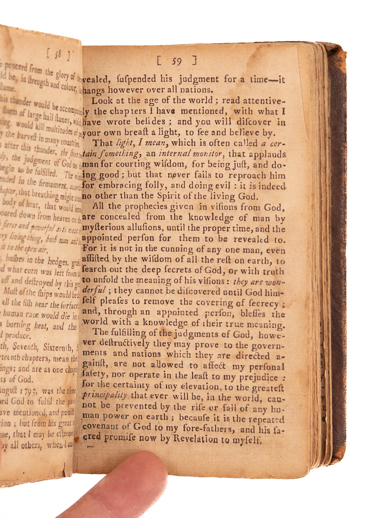 1796 RICHARD BROTHERS. Very Rare American Ed. Millennial Work - Pre-William Miller and Ellen G. White.